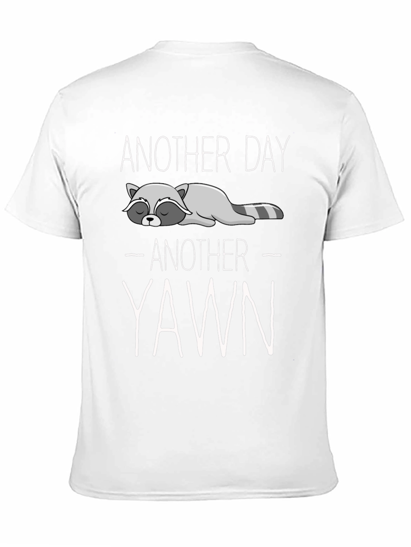 Black Another Day Another Yawn Graphic T-Shirt view 11
