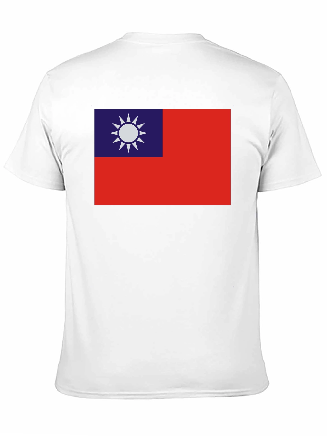 Taiwan Flag Graphic Tee - Black Cotton Comfort - 11