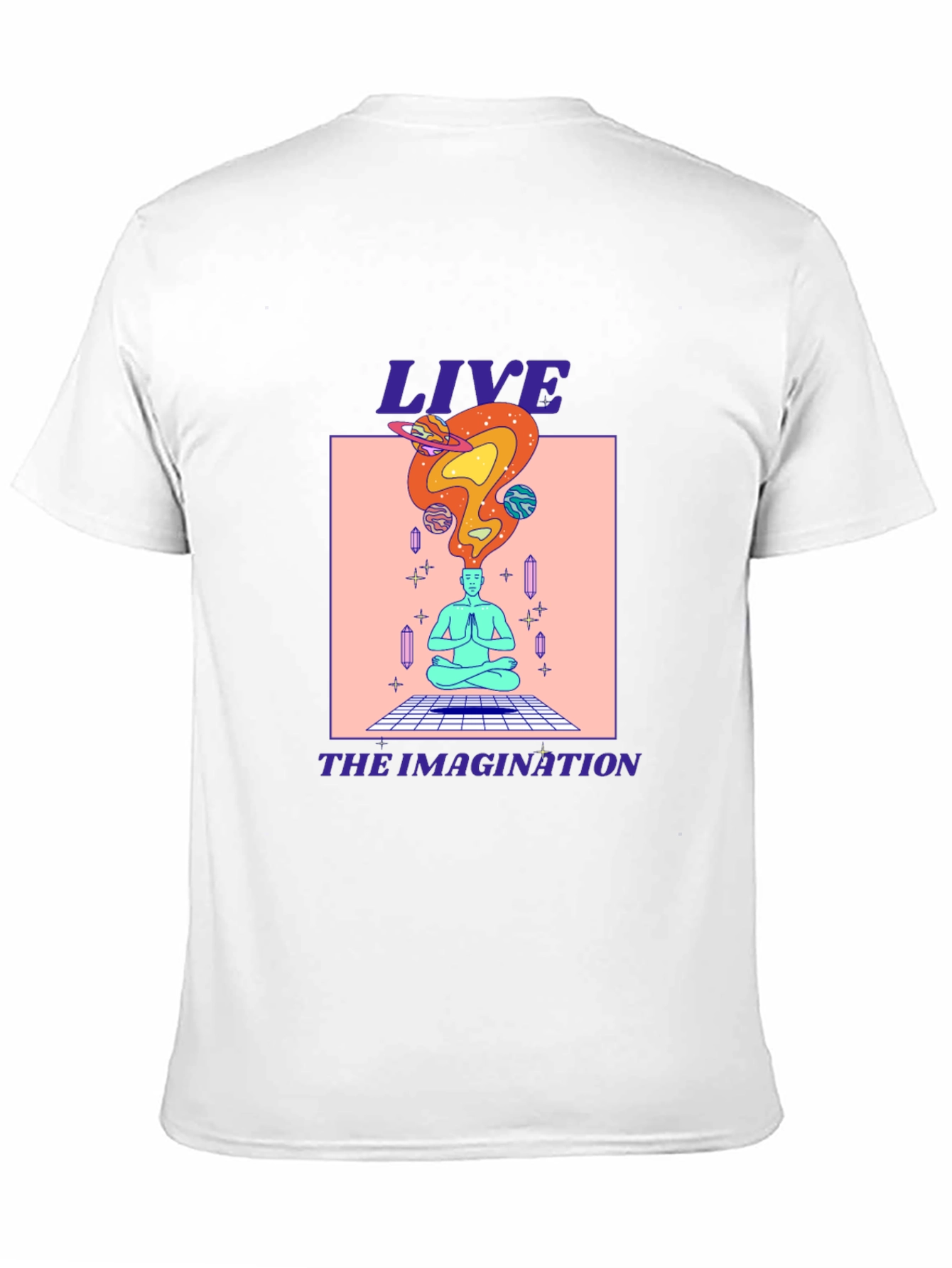 Black Live the Imagination Graphic Tee view 11