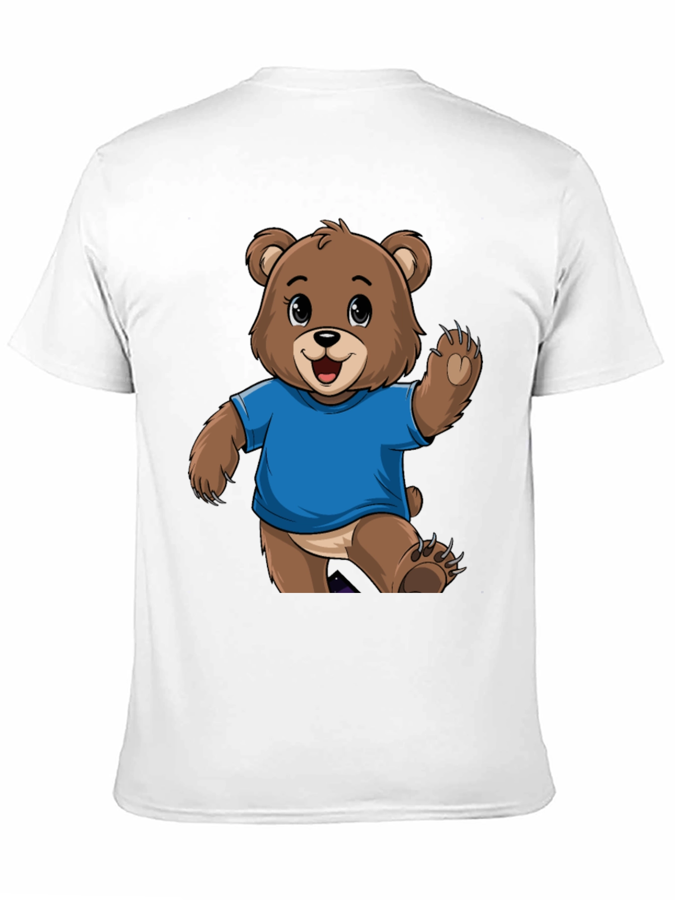 Black Cute Bear Graphic T-Shirt - Trendy Tee for Bear Lovers view 11