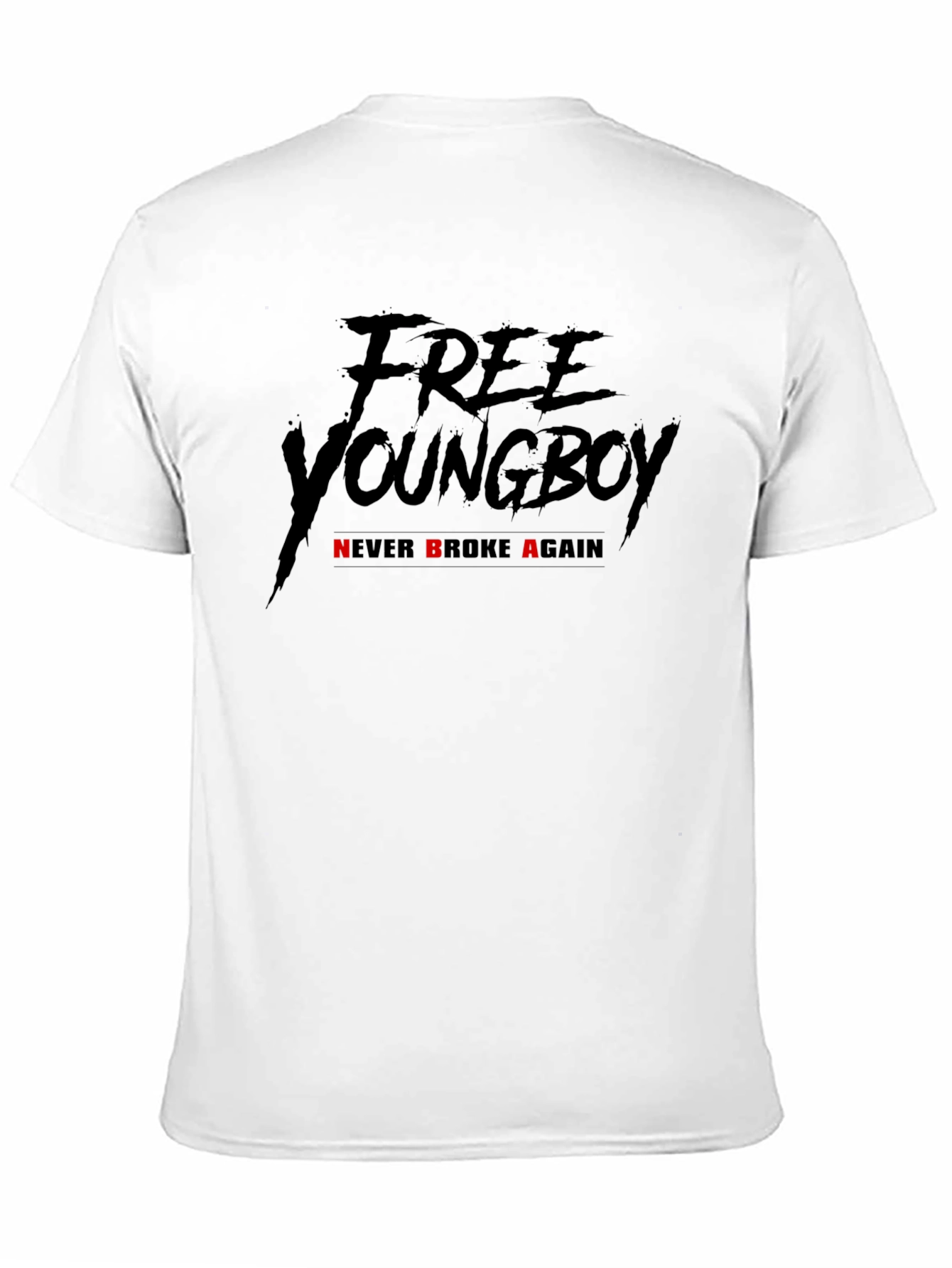 Black Free Youngboy Never Broke Again Black T-Shirt view 11