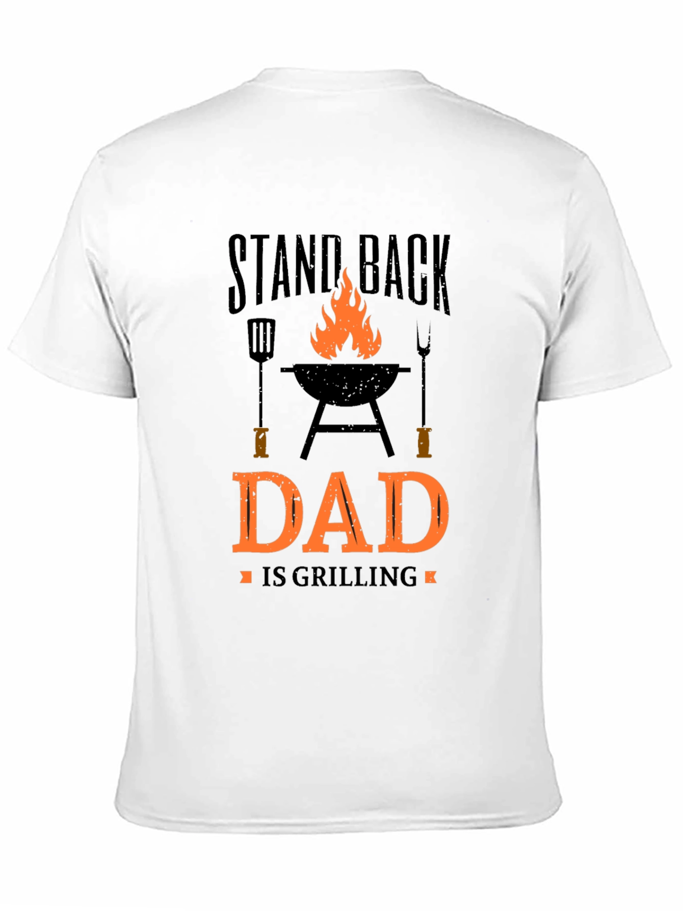 Black Dad Is Grilling T-Shirt, BBQ Master Tee view 11