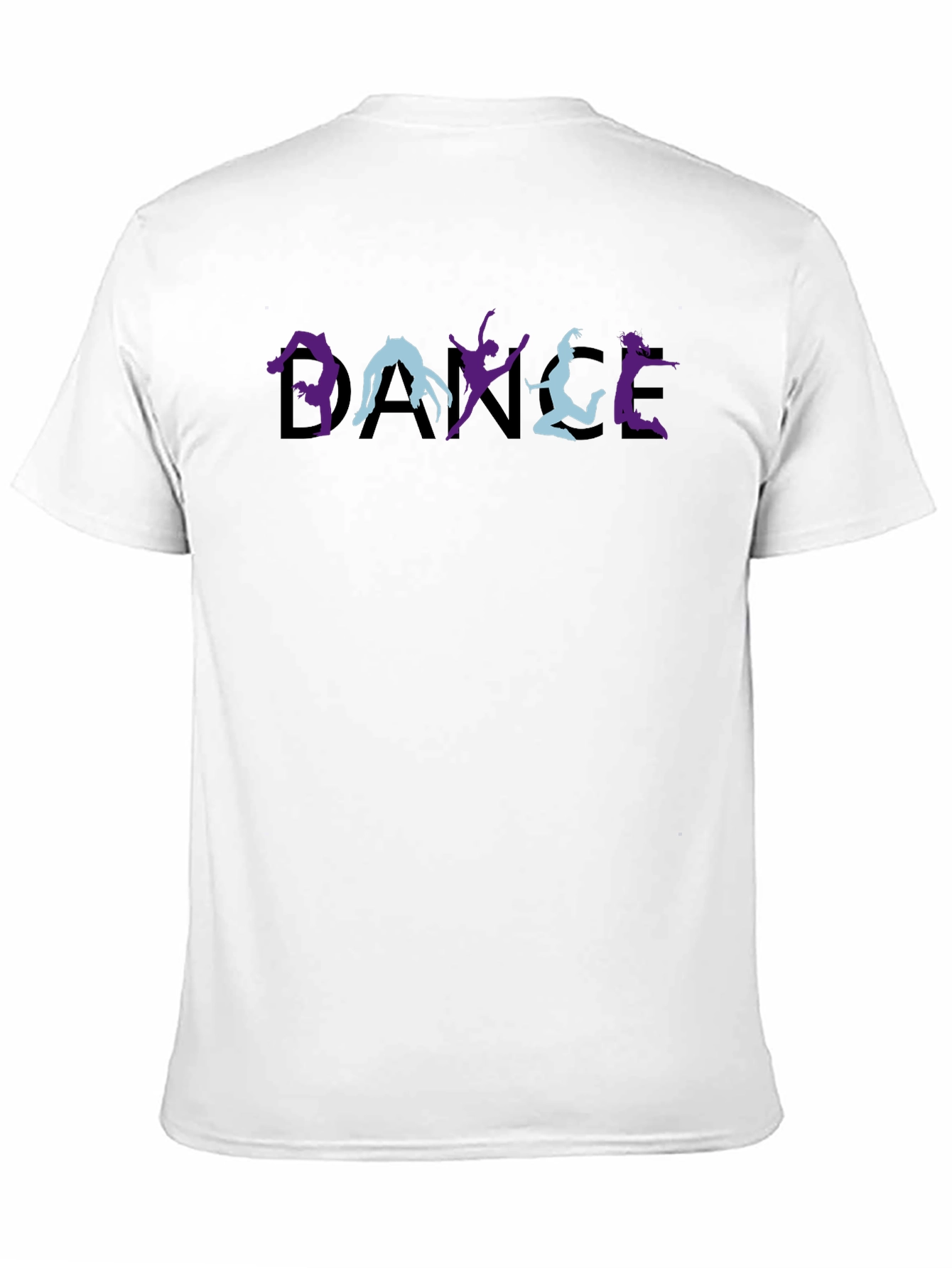 Black Dance Silhouette Graphic Tee - Stylish Cotton T-Shirt view 11