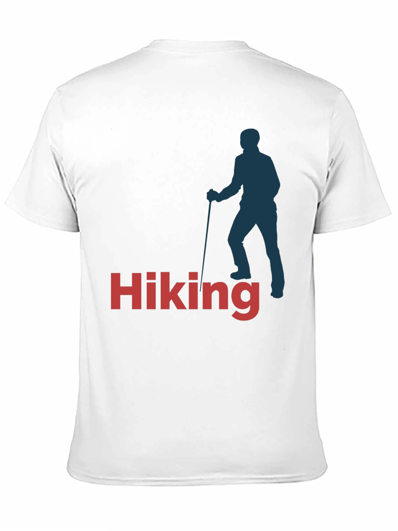 Black Hiking T-Shirt - Black Cotton Blend view 11