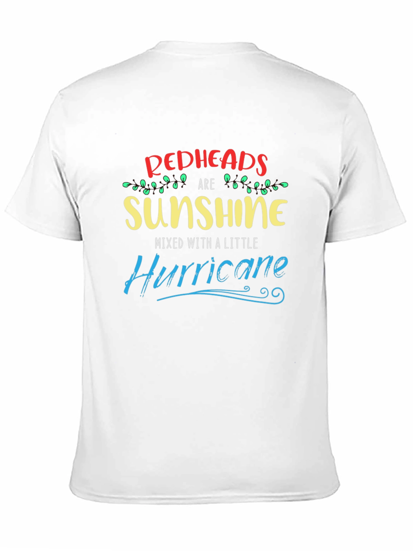 Black Redhead Sunshine Hurricane Graphic Tee view 11