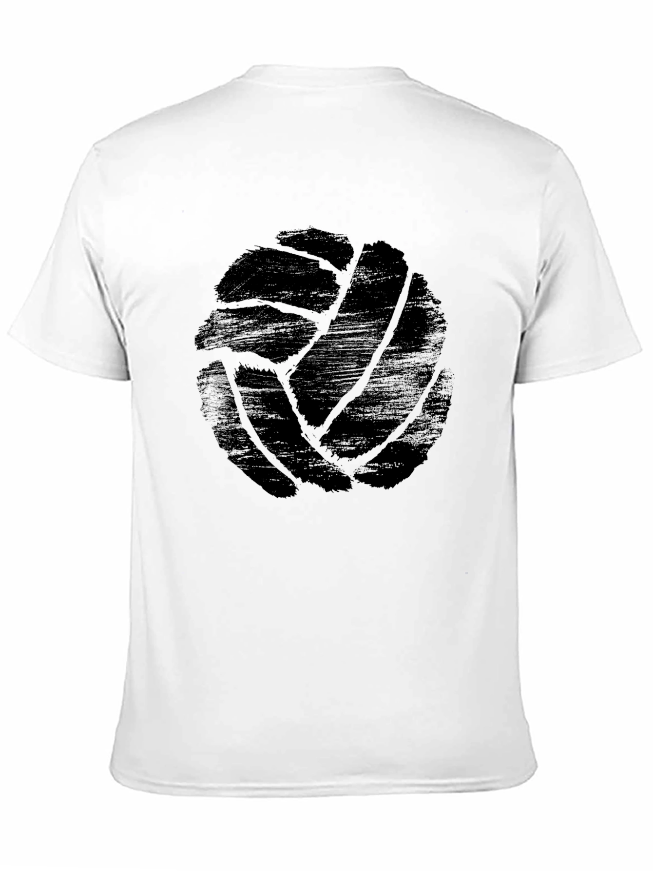 Black Black Volleyball Graphic T-Shirt view 11