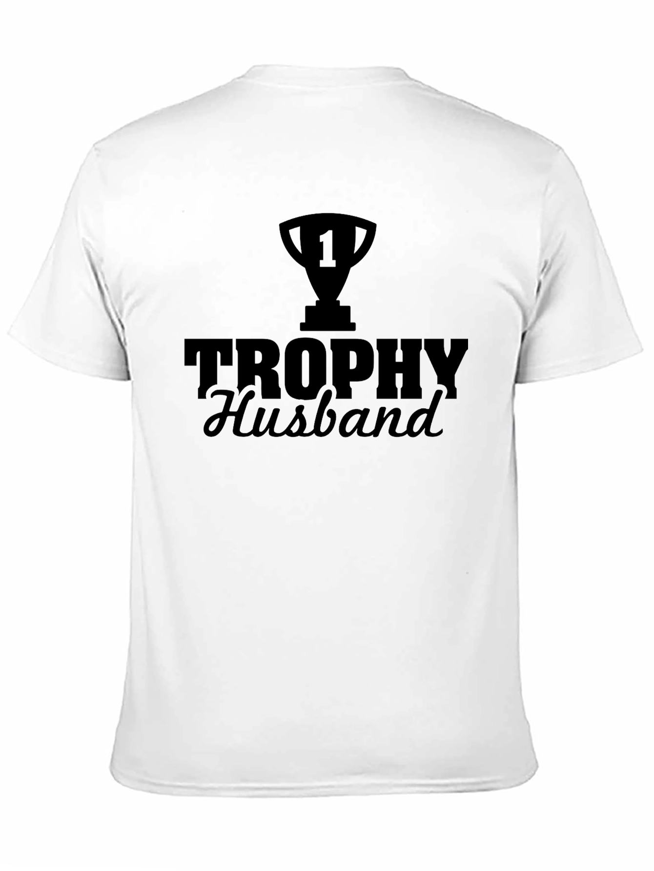 Black Trophy Husband Graphic Tee - Black view 11