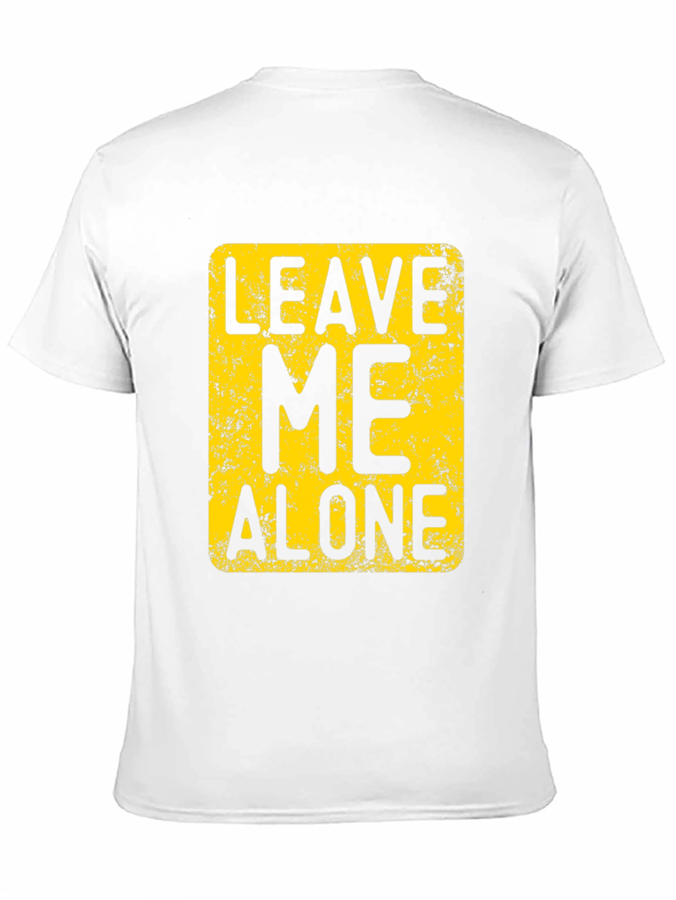 Black Leave Me Alone T-Shirt - Novelty Graphic Tee view 11