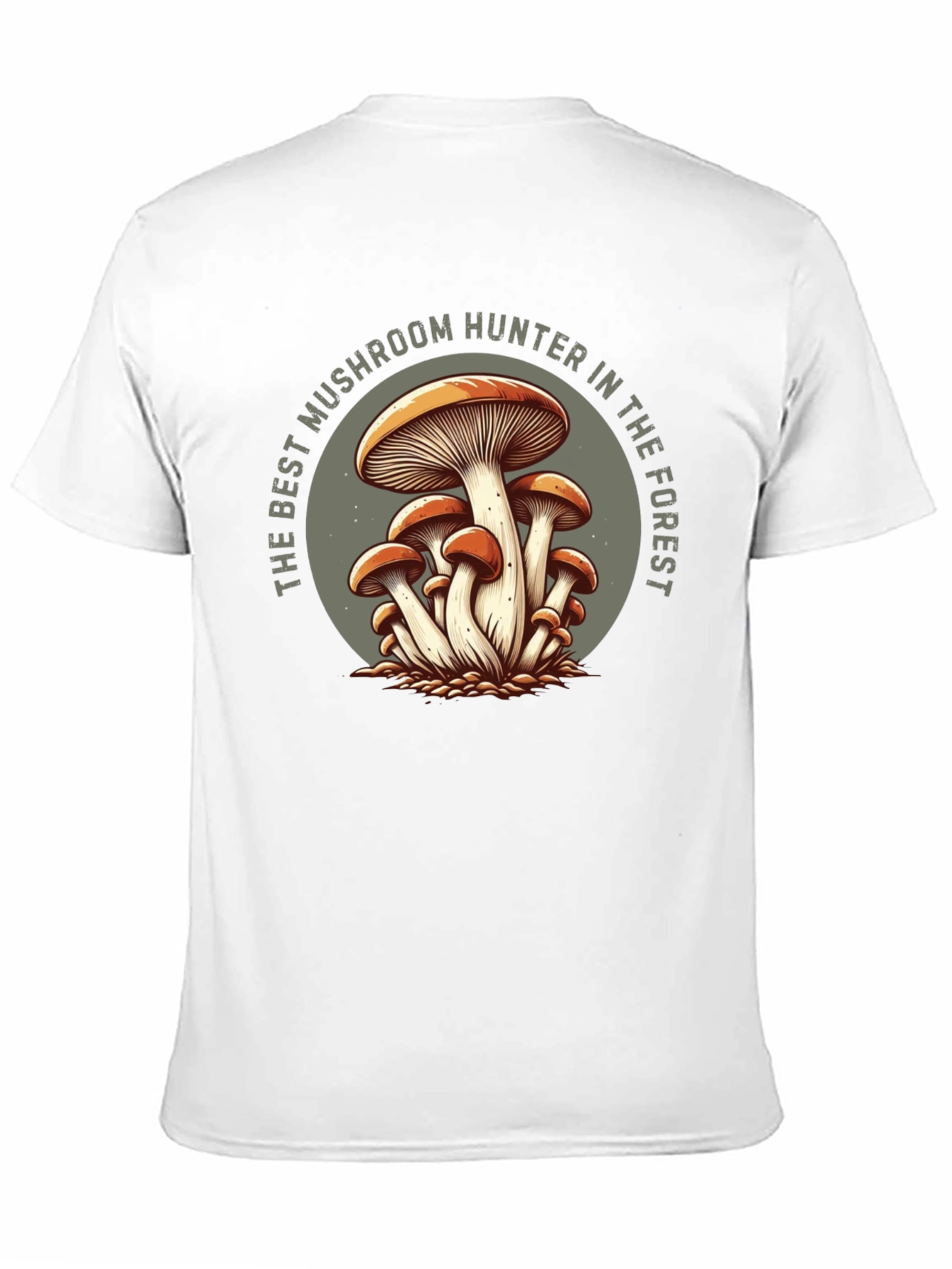 Black Mushroom Hunter T-Shirt - Forest Forager Tee view 11