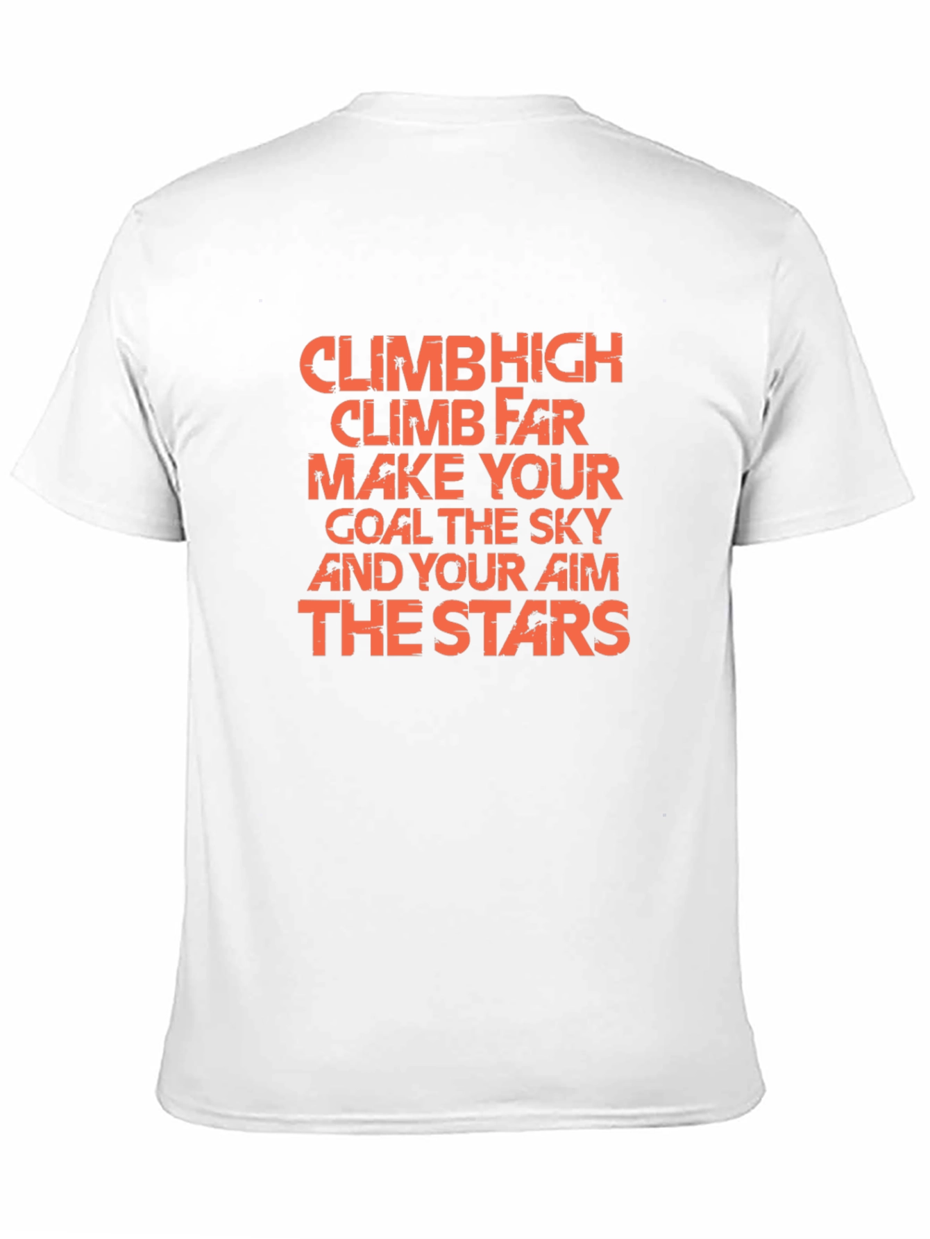 Black Motivational Climb High Graphic Black T-Shirt view 11