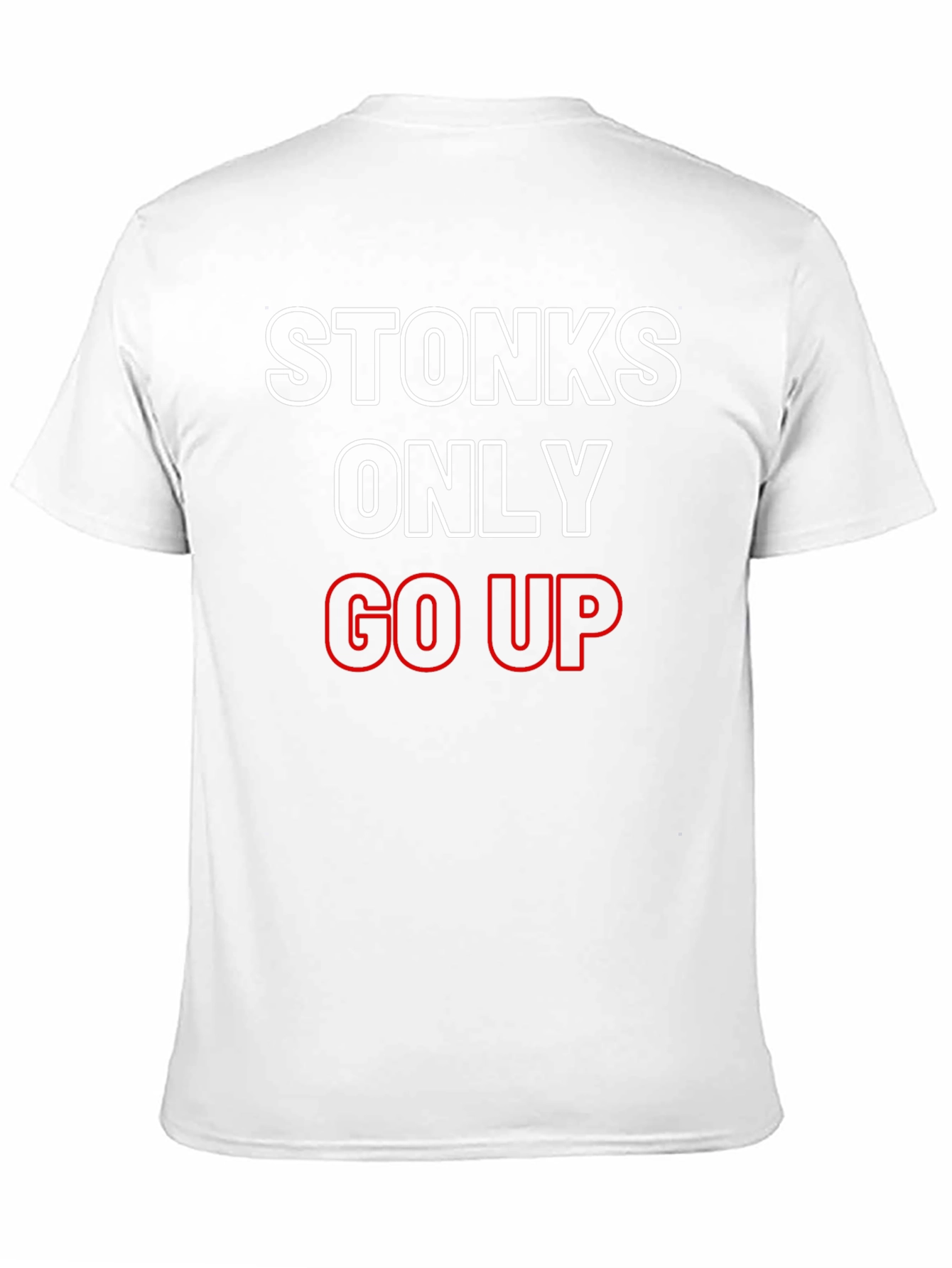 Stonks Only Go Up Graphic Tee - Black Cotton T-Shirt - 11