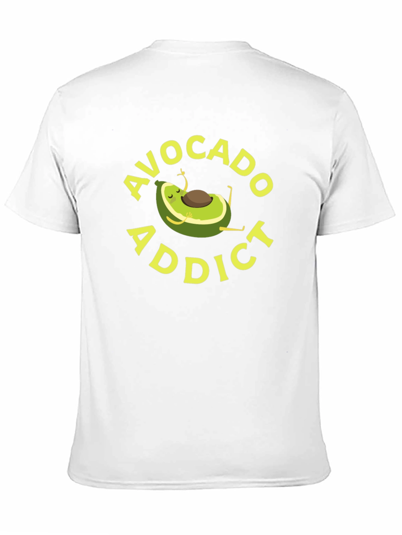 Black Avocado Addict T-Shirt - Relaxed Graphic Tee view 11