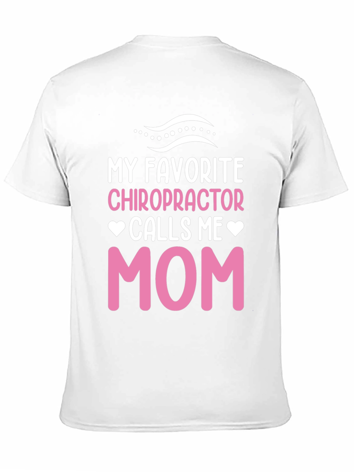 Black Chiropractor Mom T-Shirt - Novelty Gift view 11