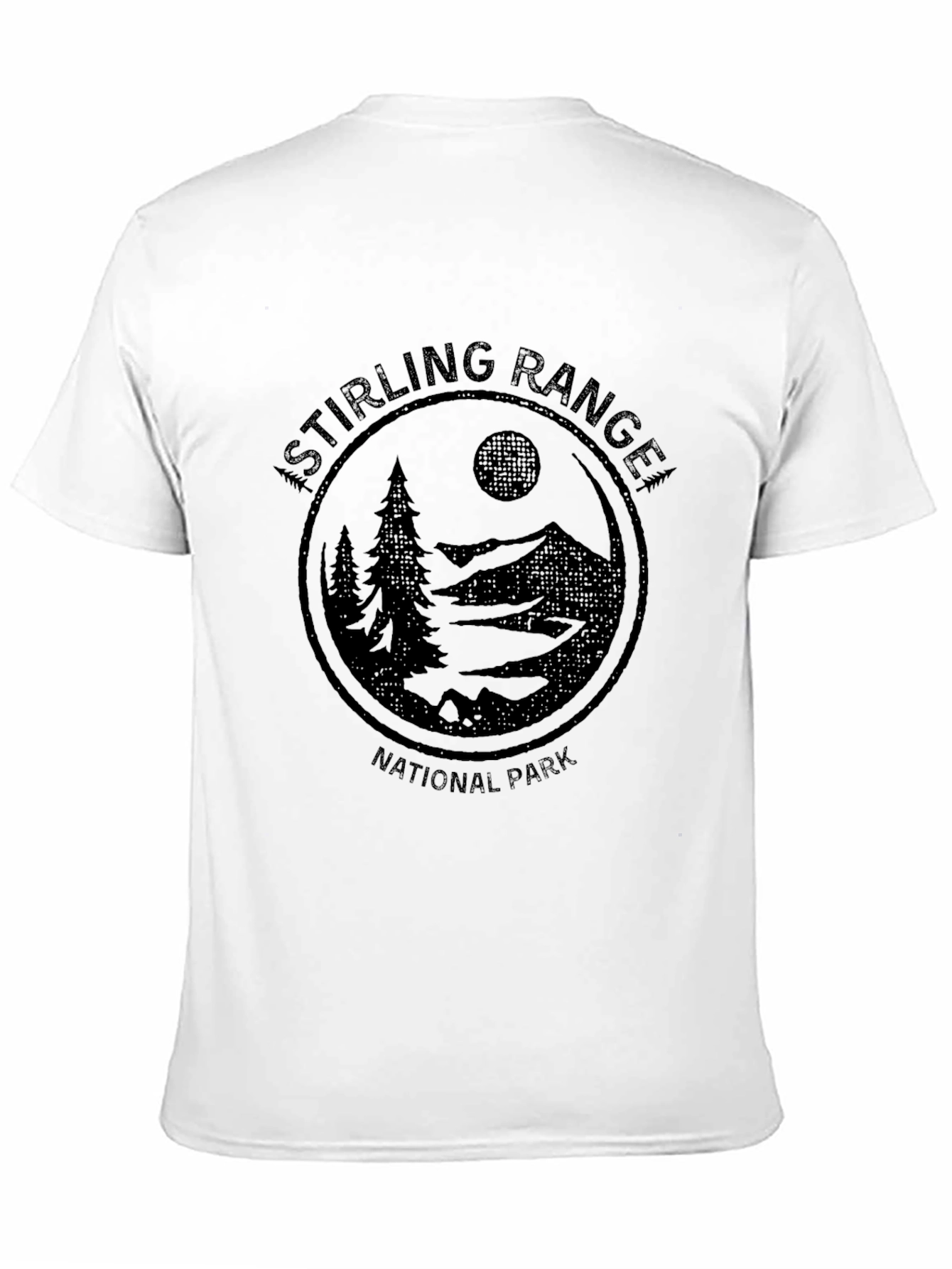 Black Stirling Range National Park Graphic T-Shirt view 11