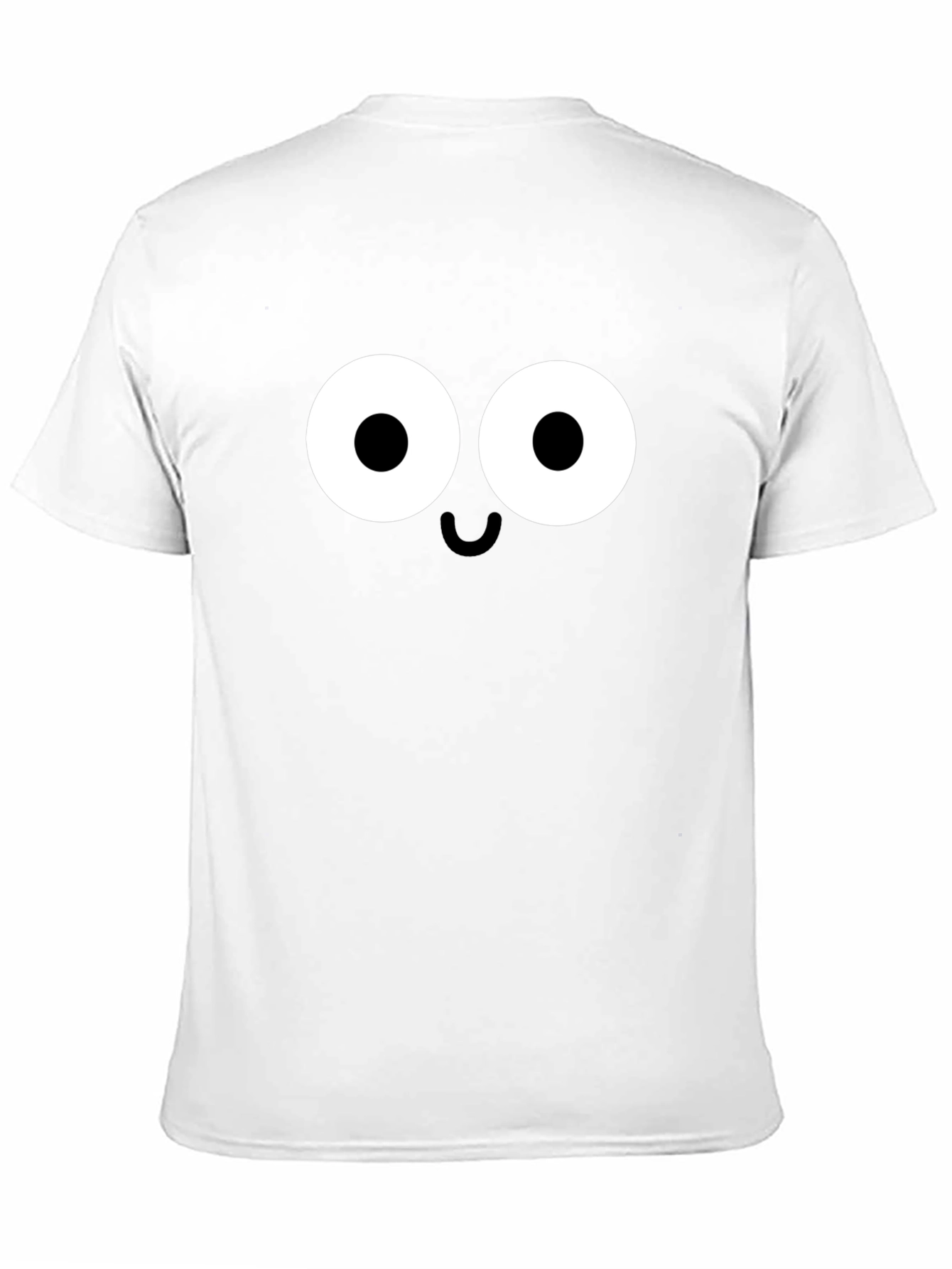 Black Funny Googly Eyes Black T-Shirt - Soft Cotton Tee view 11