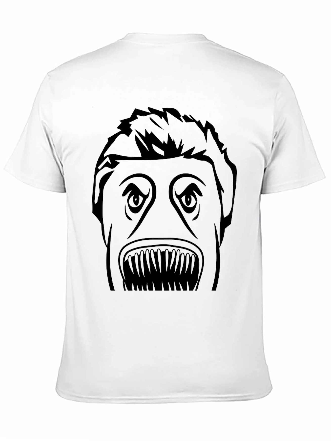 Black Monster Graphic Tee - Men's Black T-Shirt view 11