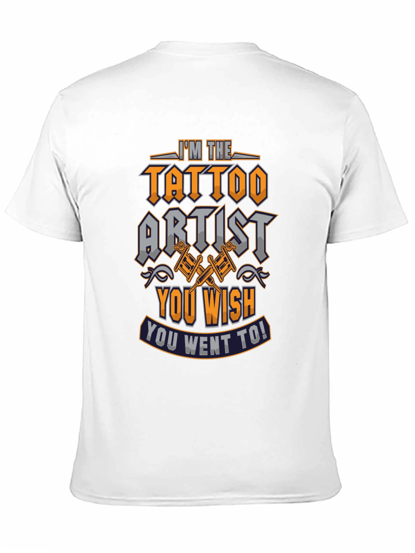 Black Tattoo Artist Graphic T-Shirt - Men's Black Tee view 11