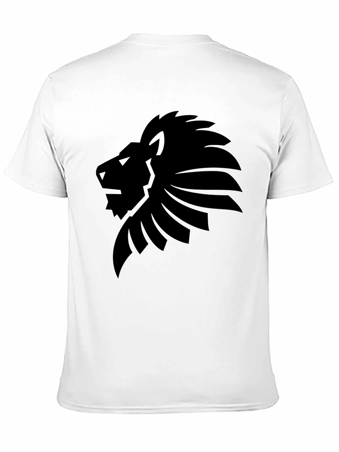 Black Lion Graphic Black T-Shirt view 11