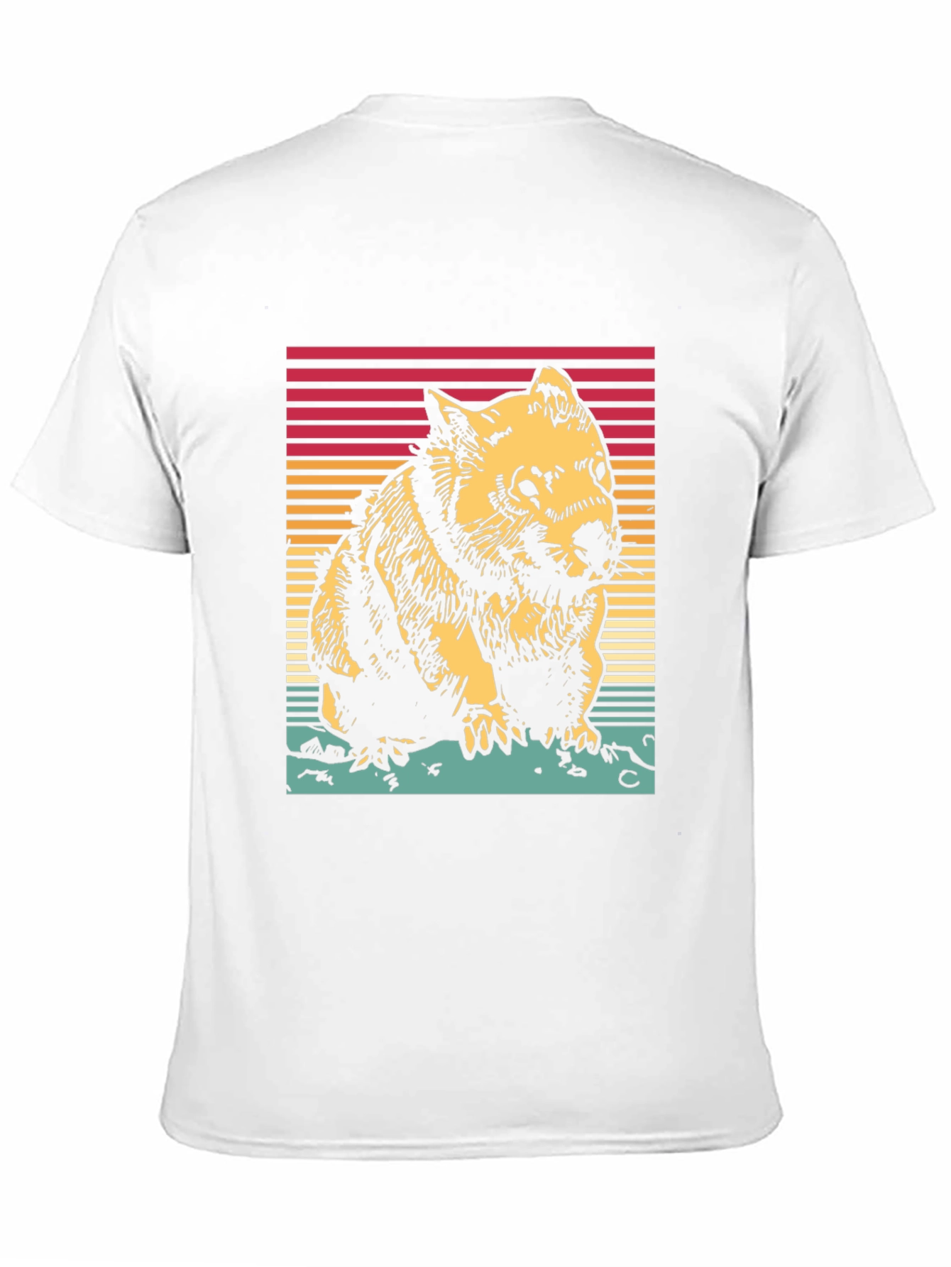 Black Retro Wombat T-Shirt - Classic Graphic Tee view 11