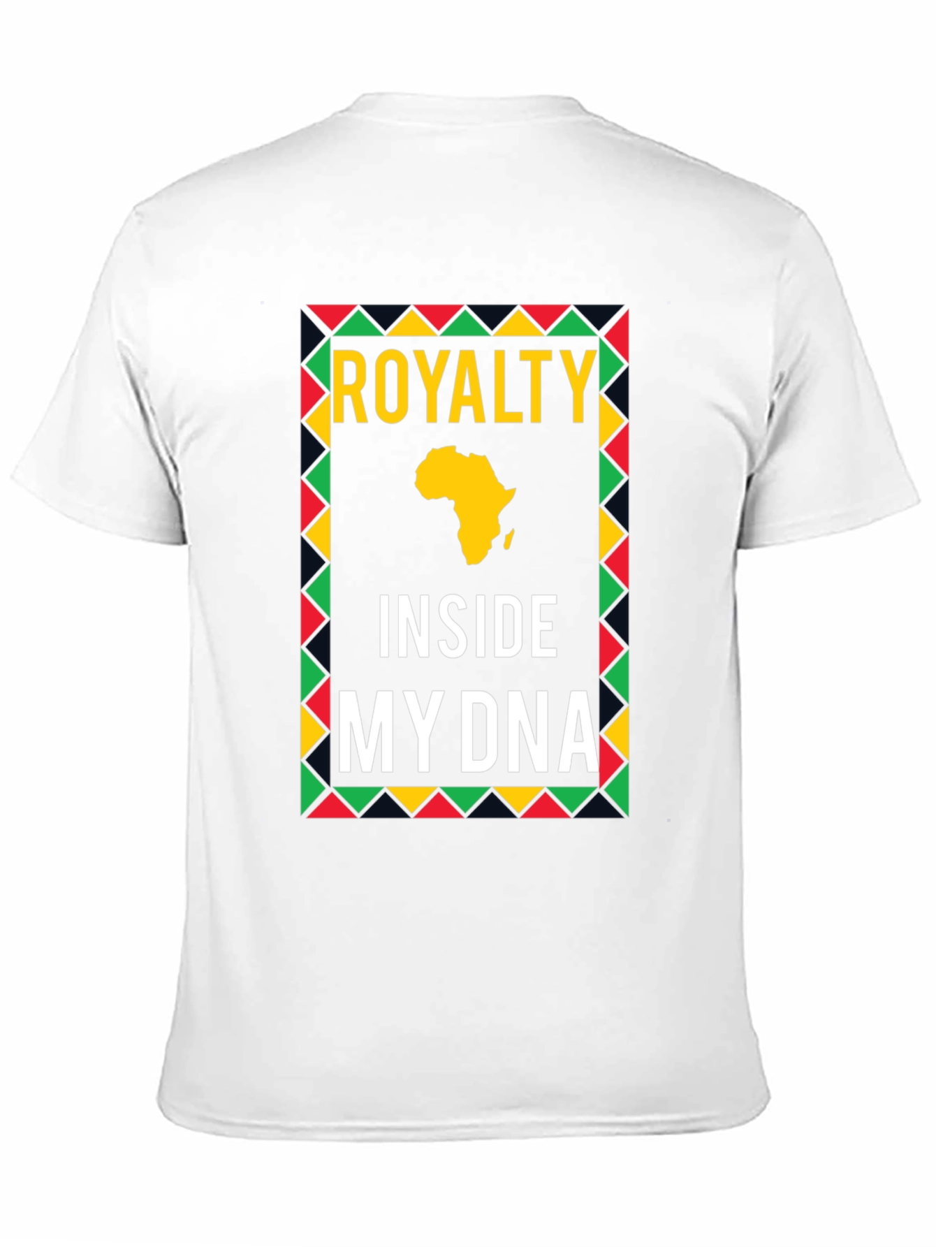 Black Royalty Inside My DNA Africa T-Shirt view 11
