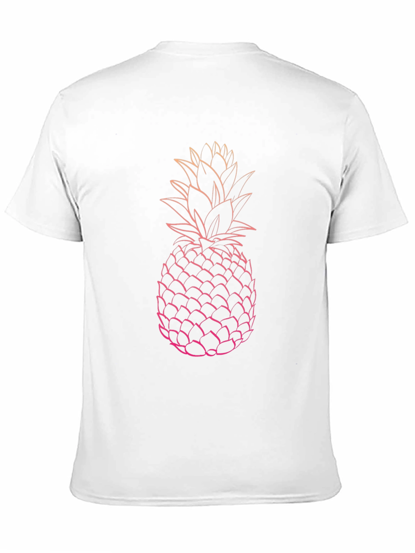 Black Pineapple Graphic Tee - Black Cotton T-Shirt view 11