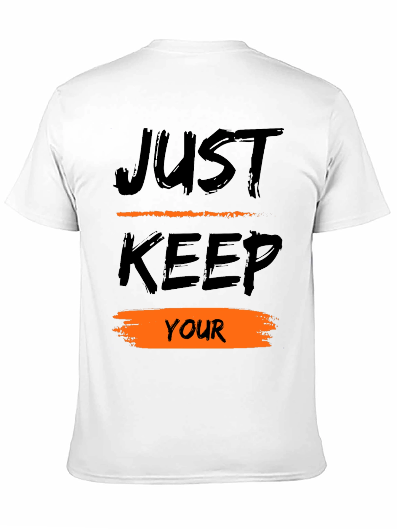 Black Just Keep Your T-Shirt view 11