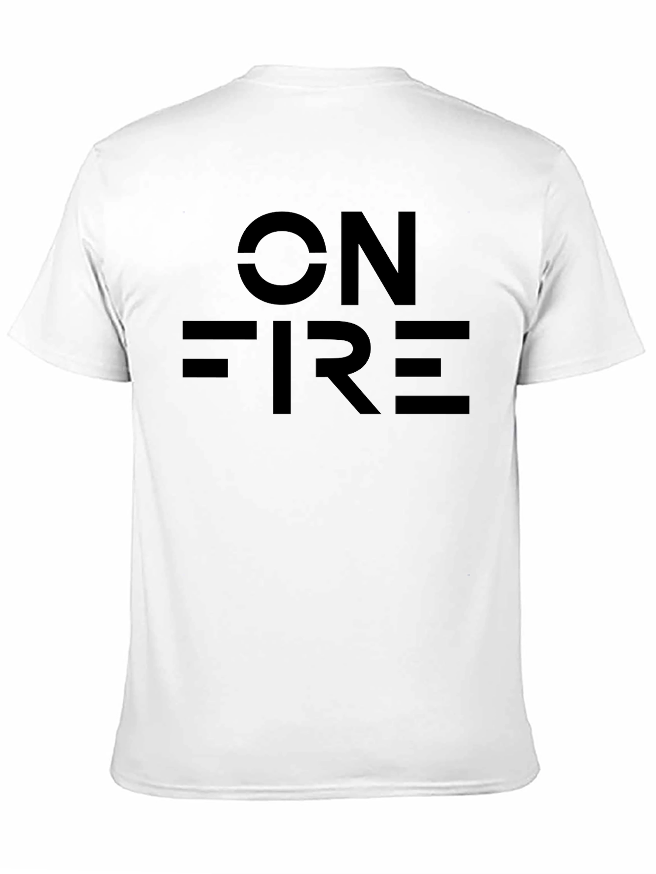 Black On Fire Graphic Tee - Black view 11