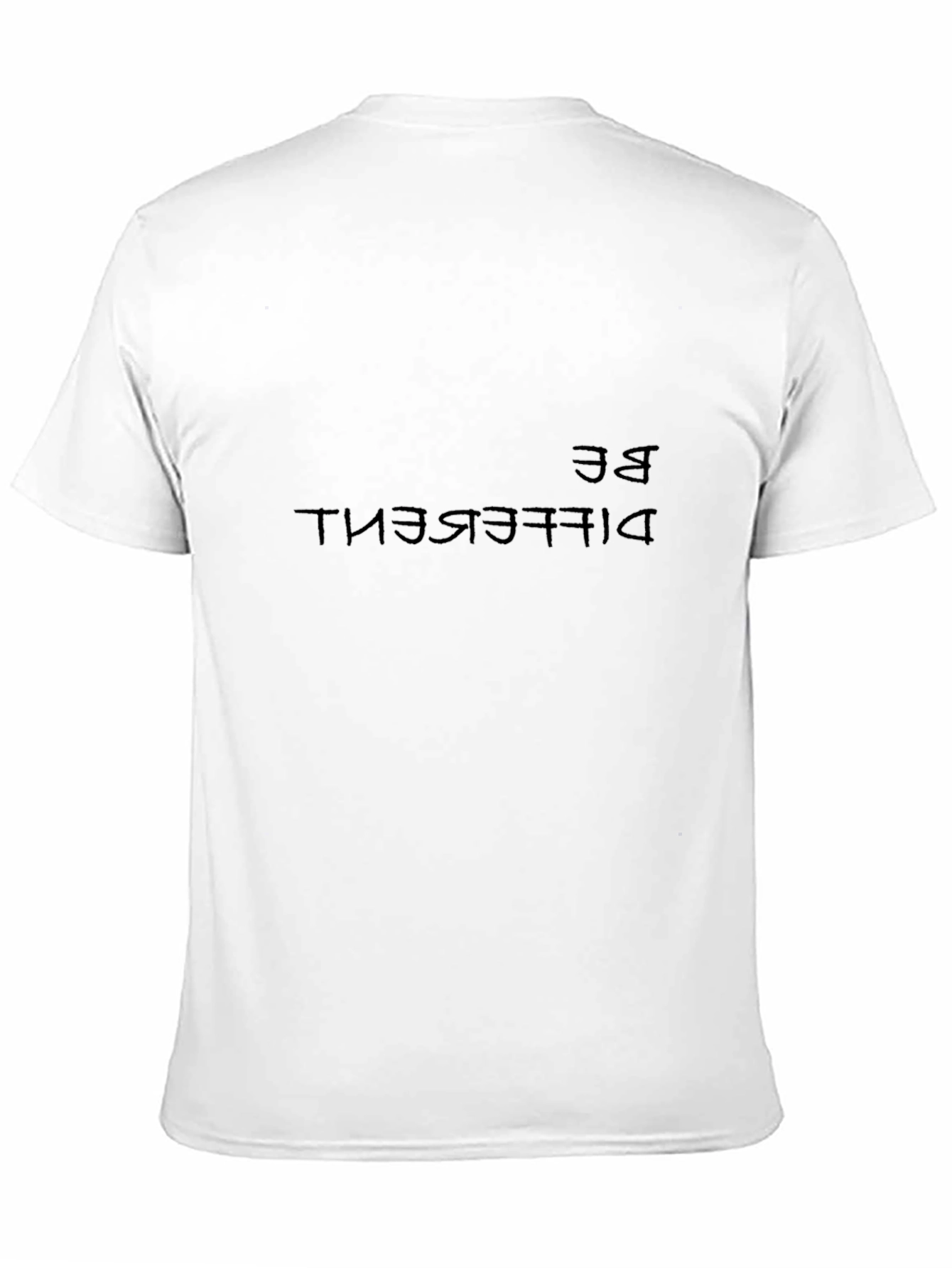 Black Be Different Graphic Tee - Premium Black T-Shirt view 11