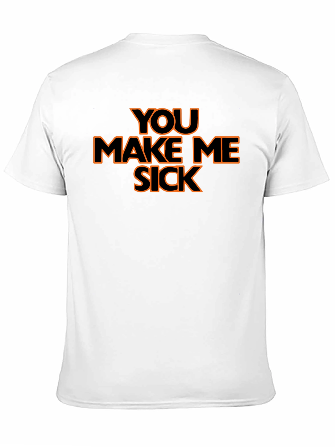 Black You Make Me Sick Graphic Tee - Unisex view 11