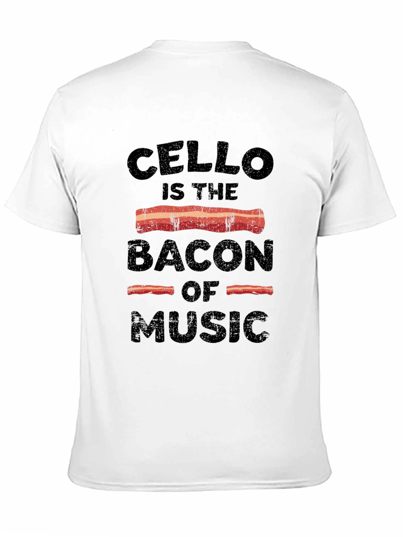 Cello Bacon of Music T-Shirt - Music Lover's Tee - 11