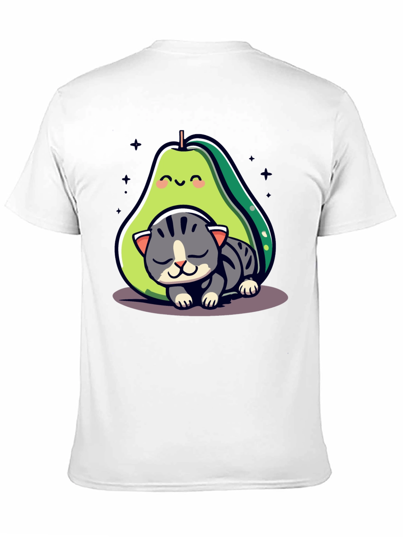 Black Avocado Cat Nap Graphic Tee - Cute & Comfy view 11