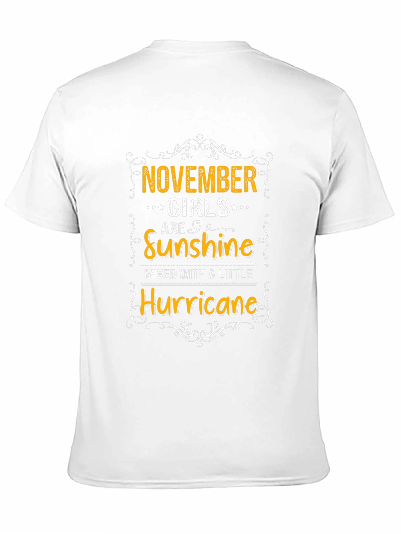 Black November Girls Sunshine and Hurricane Black T-Shirt view 11