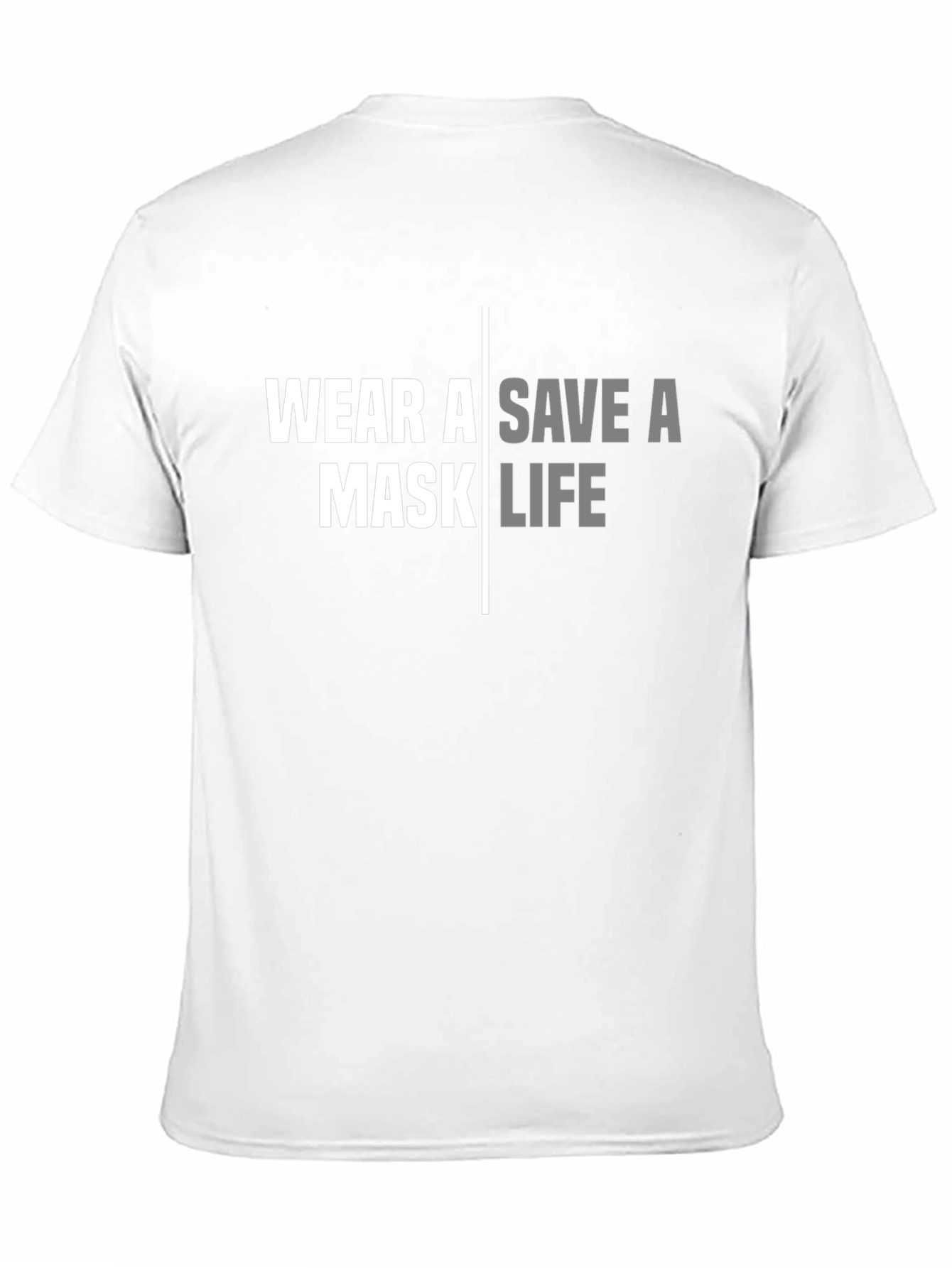 Black Wear A Mask Save A Life Black T-Shirt view 11