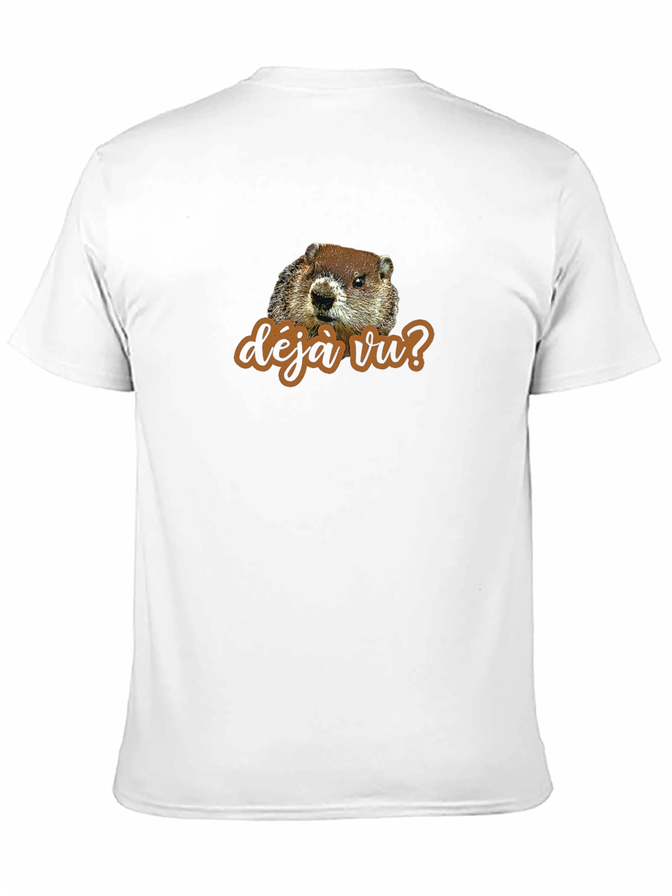 Black Deja Vu Groundhog T-Shirt view 11