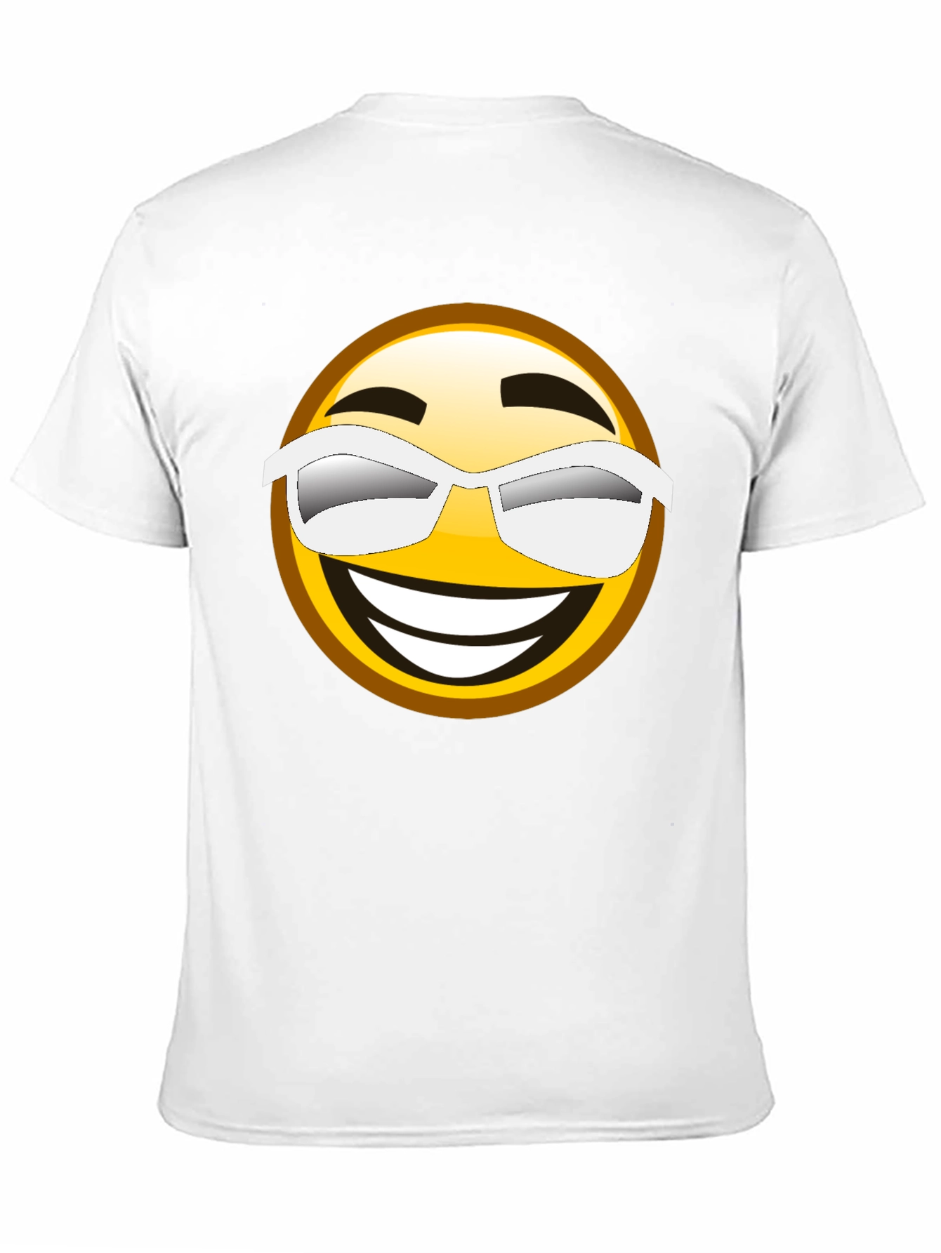 Black Cool Emoji Graphic Black T-Shirt view 11