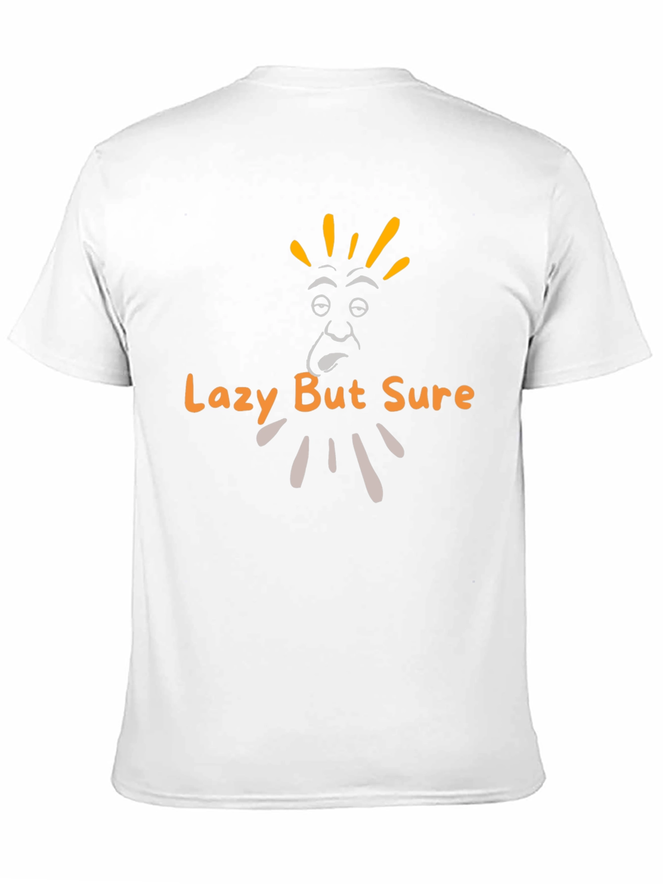 Black Lazy But Sure Graphic Tee view 11