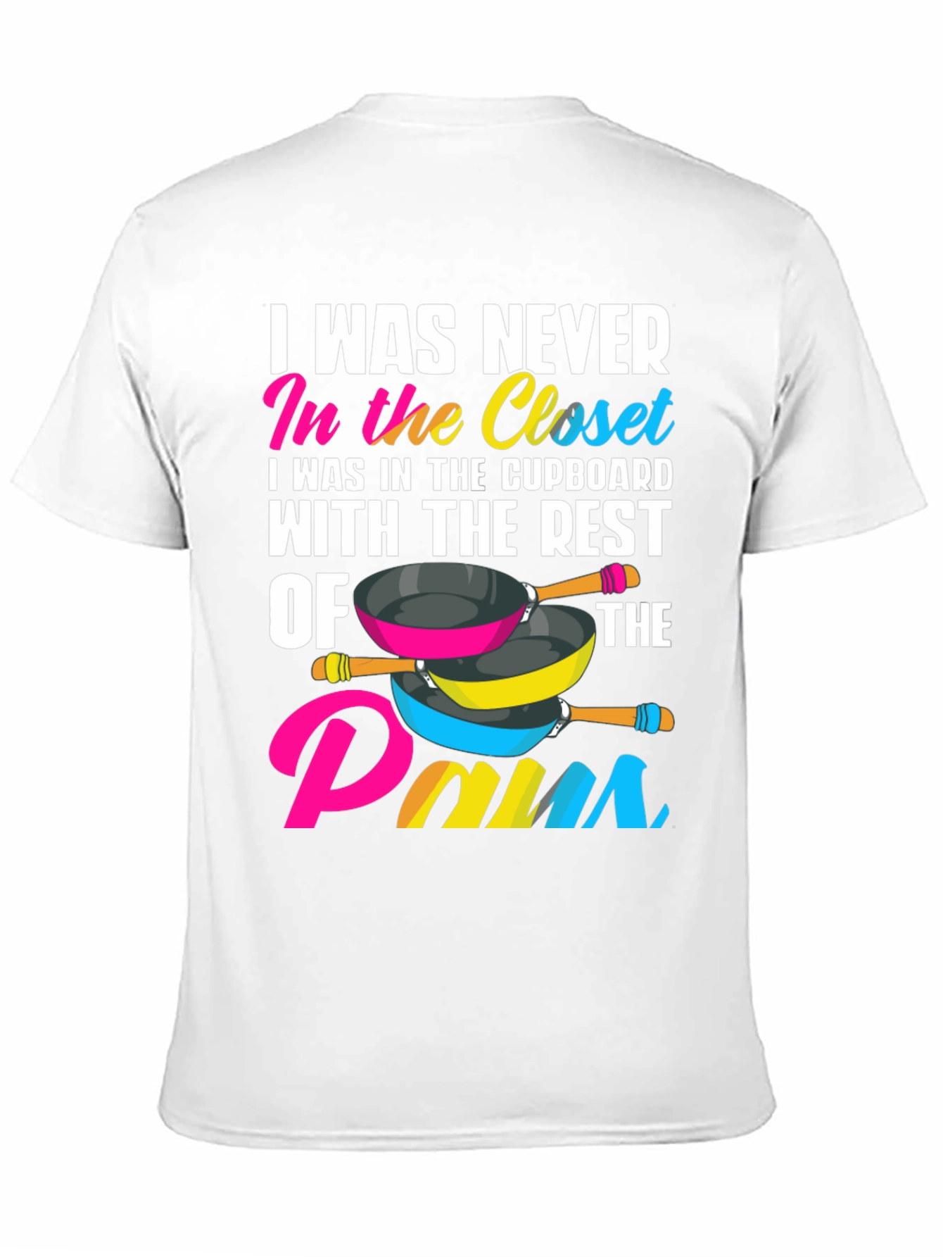 Black I Was Never In the Closet T-Shirt view 11