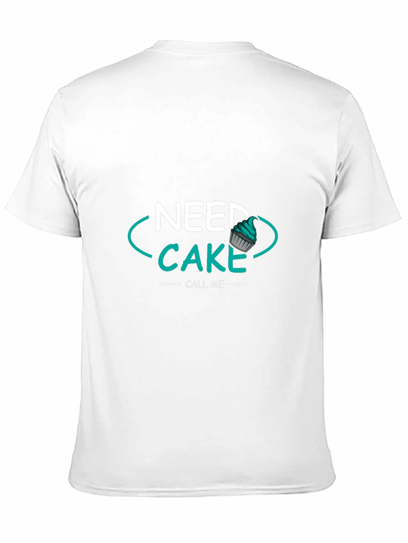 Black Need Cake Call Me T-Shirt - Funny Dessert Lover Tee view 11