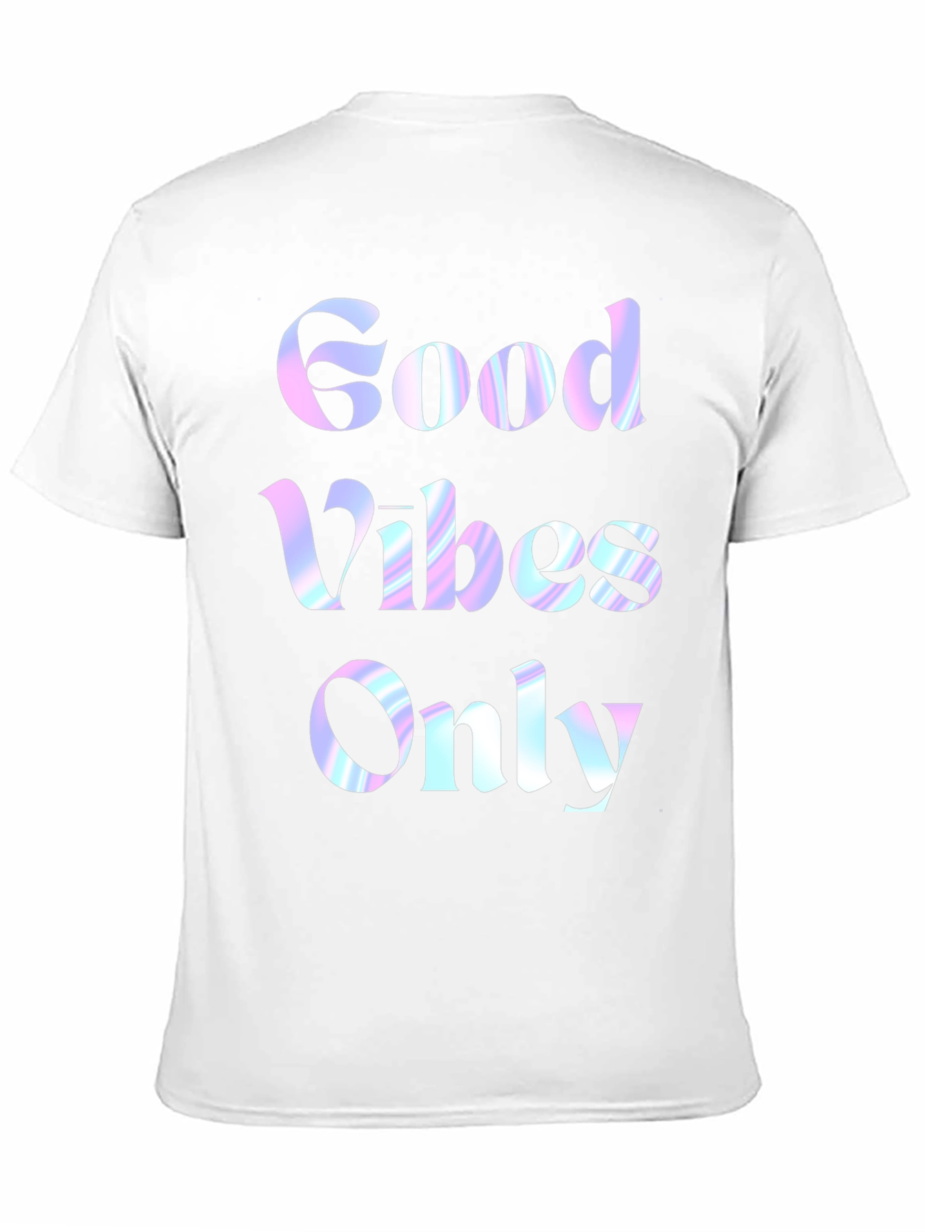 Black Good Vibes Only Graphic Tee - Black Cotton T-Shirt view 11