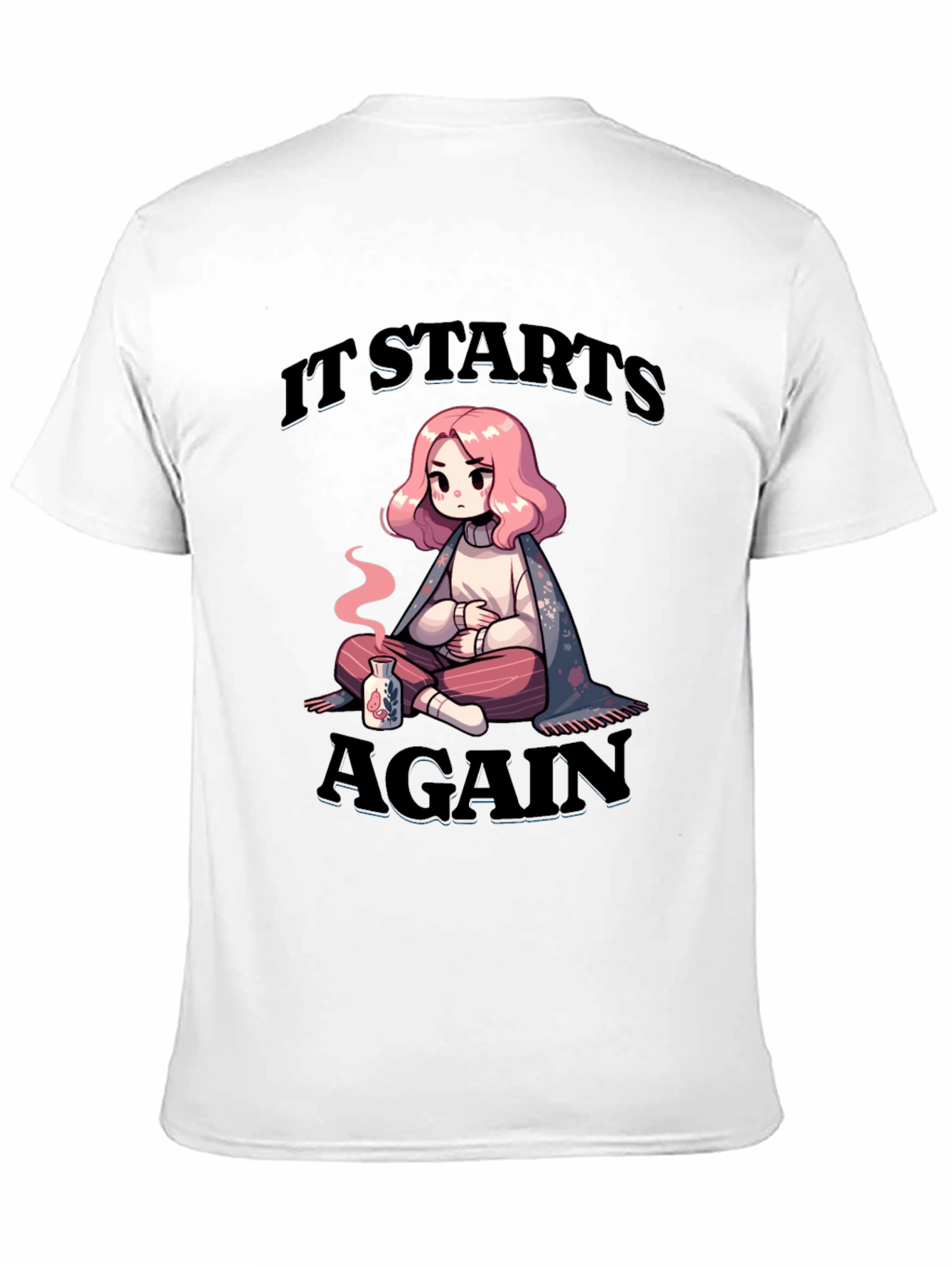 Black It Starts Again Graphic T-Shirt view 11