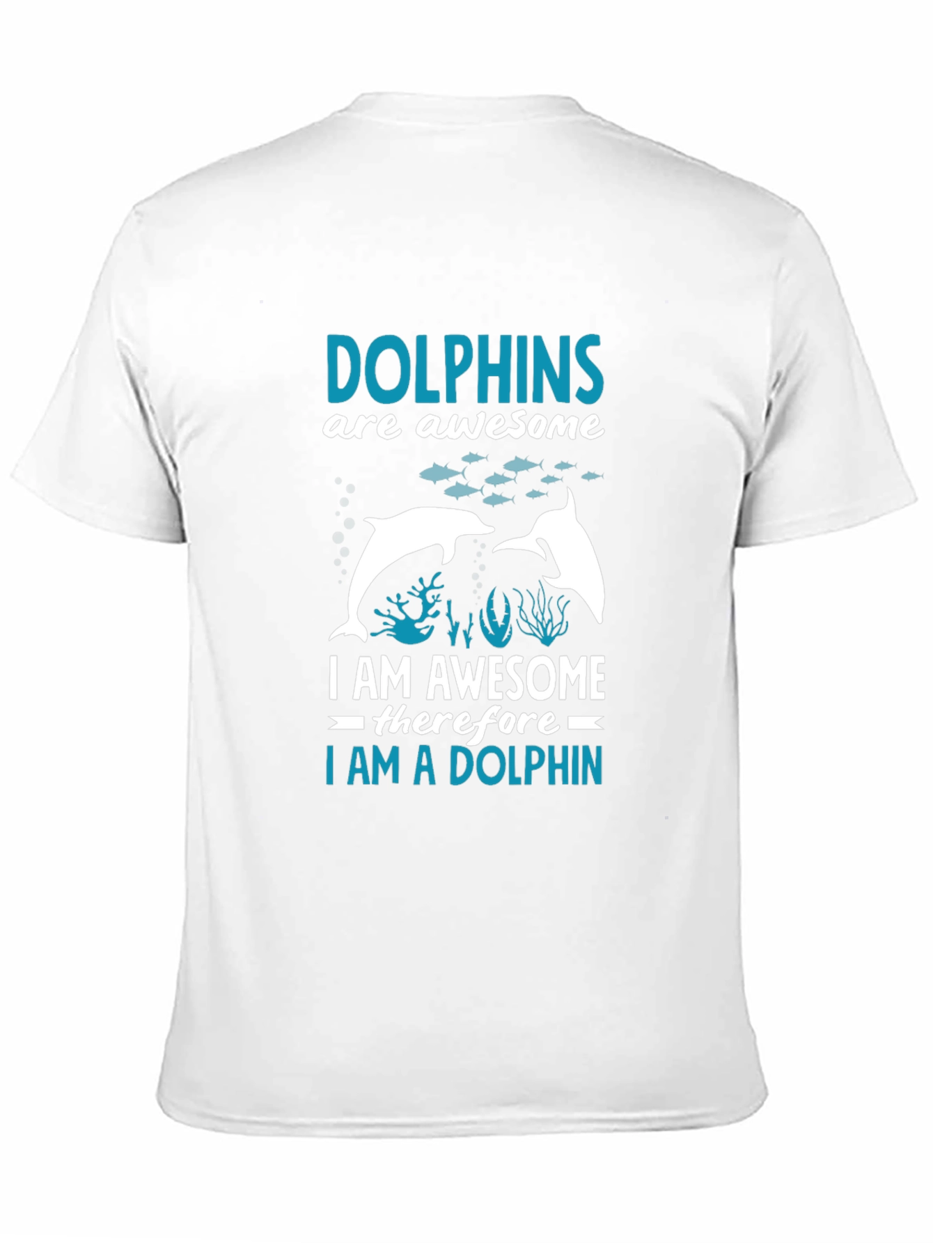 Black Dolphin Lover T-Shirt - Awesome Dolphin Graphic Tee view 11