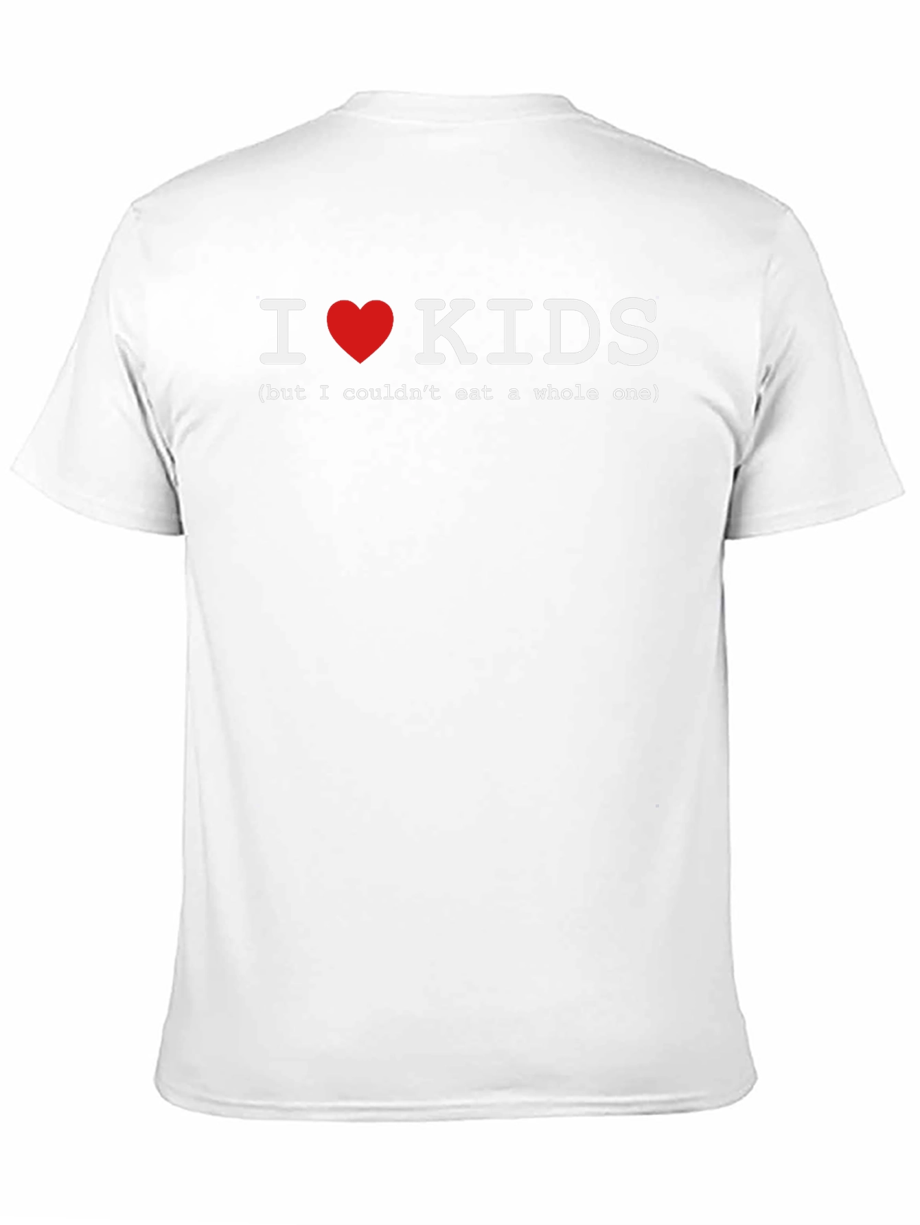 Black I Heart Kids T-Shirt - Funny Graphic Tee view 11