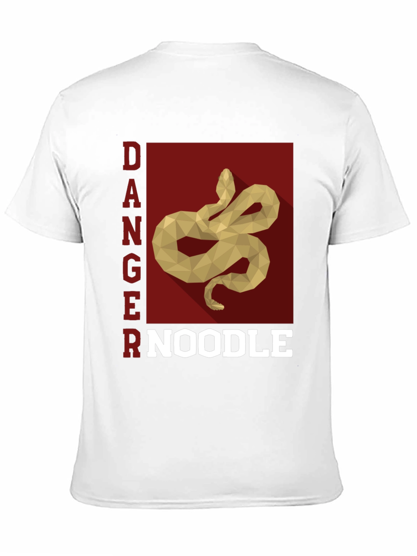 Black Danger Noodle Snake Graphic T-Shirt view 11