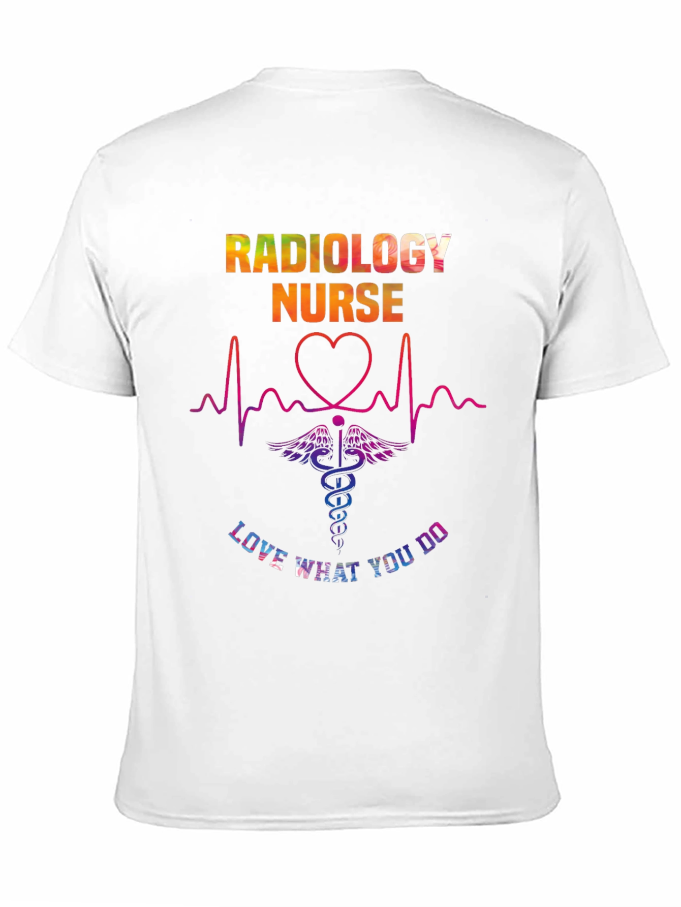 Black Radiology Nurse Graphic T-Shirt - Love What You Do view 11