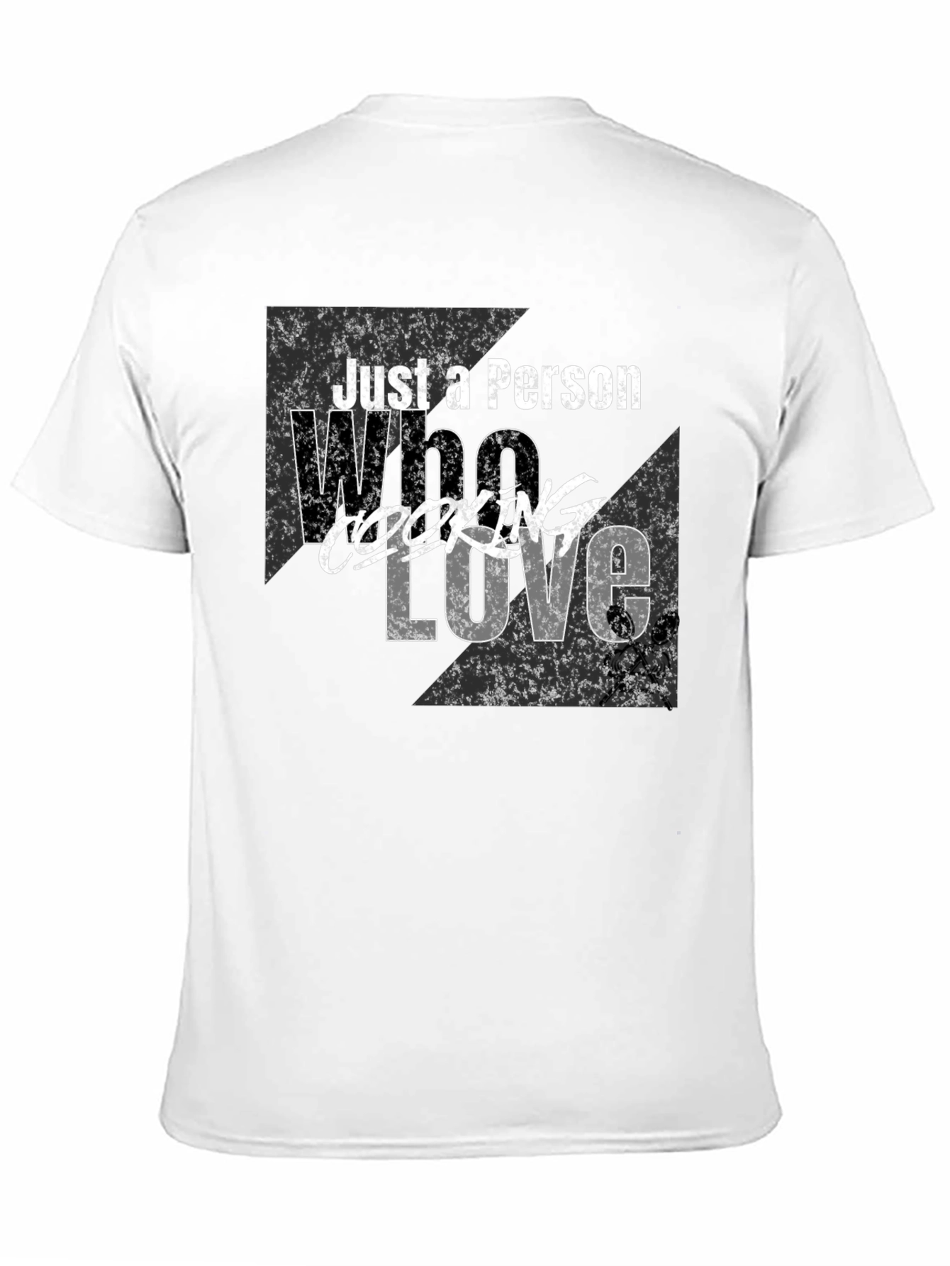 Black Just A Person Who Loves Cooking T-Shirt view 11