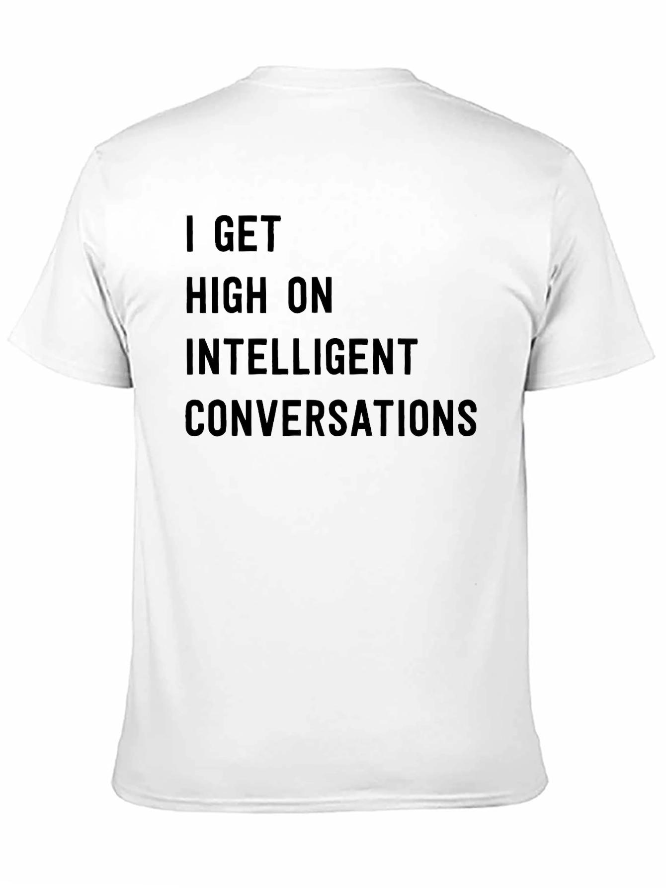 Black Intelligent Conversations Graphic Tee view 11