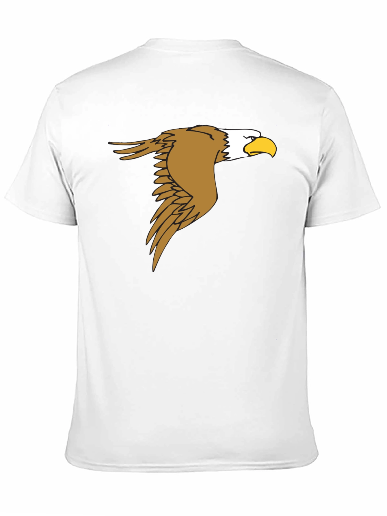 Black Eagle Graphic Black T-Shirt - Men's Fashion Tee view 11