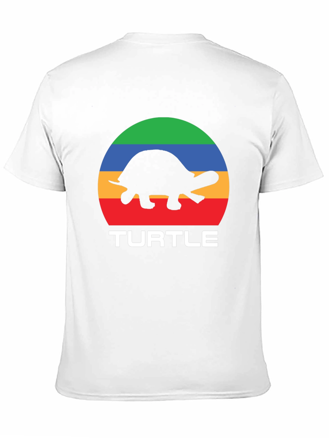 Black Retro Turtle Graphic T-Shirt - Black view 11