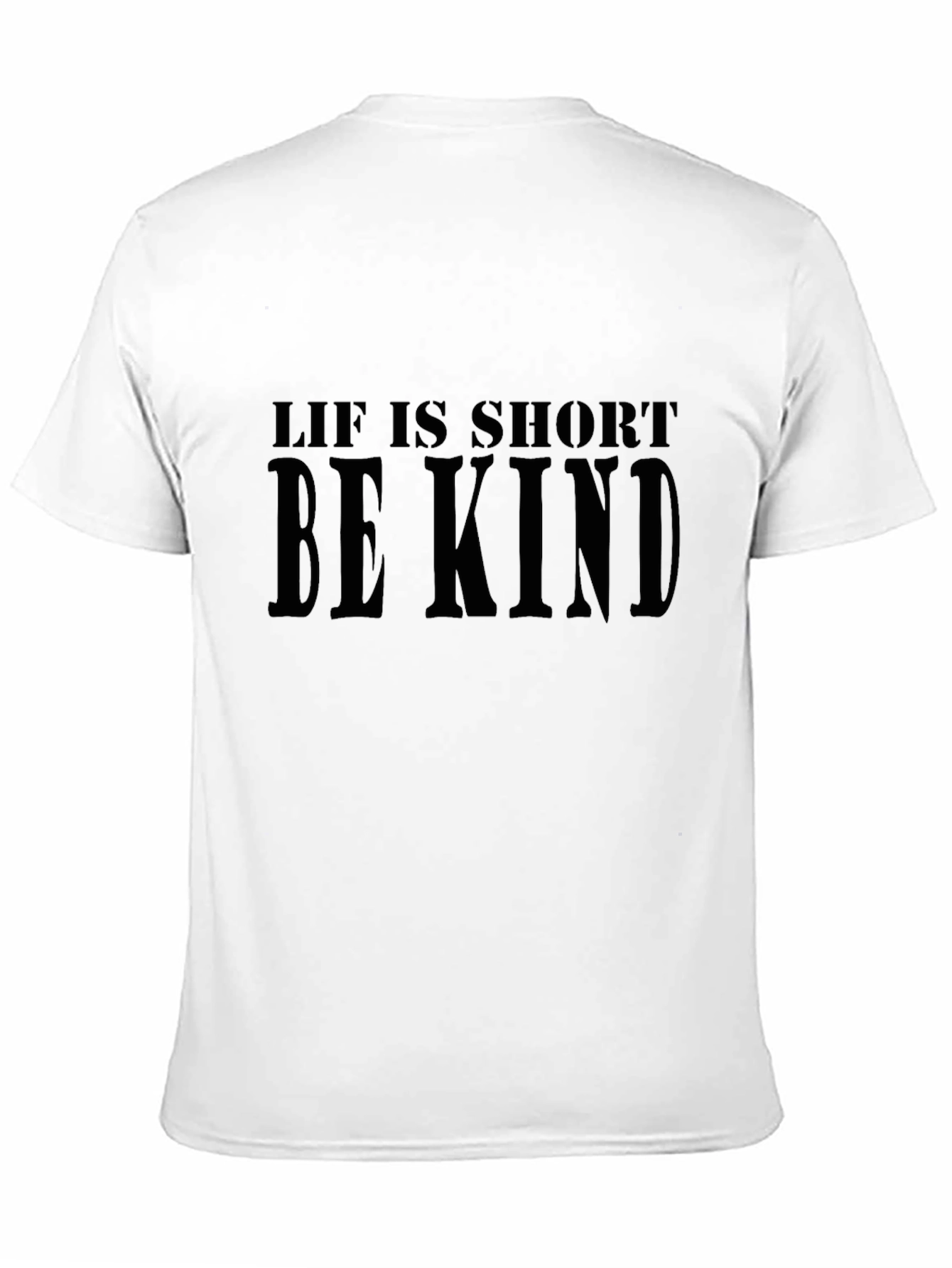 Black Life Is Short, Be Kind Black T-Shirt view 11