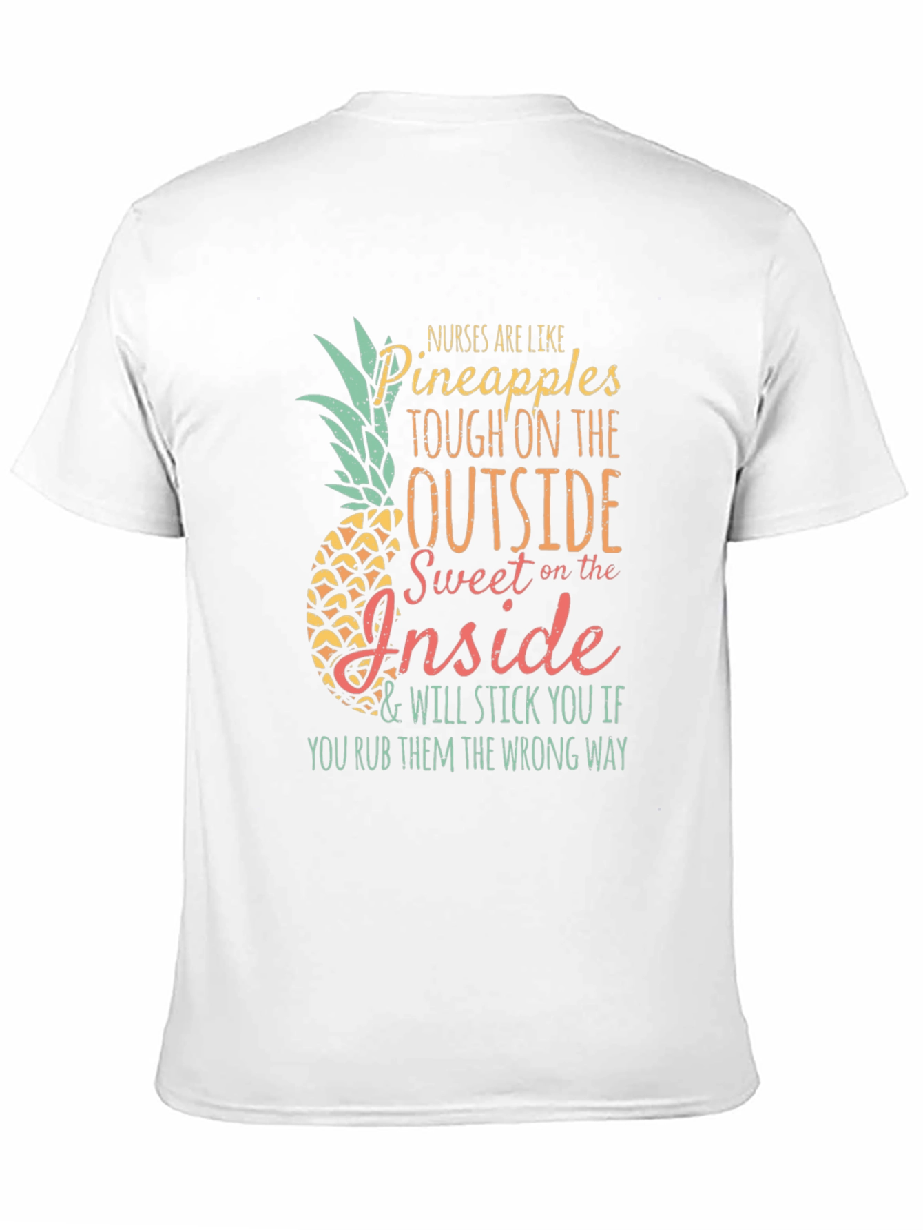 Black Nurses Are Like Pineapples Graphic T-Shirt view 11